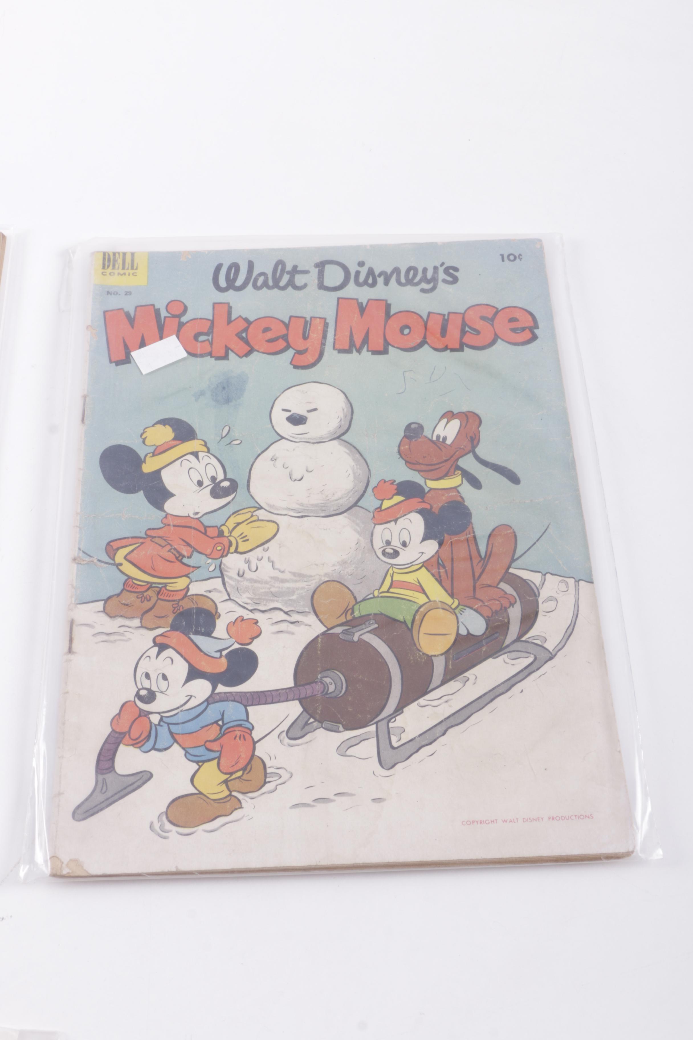 Vintage Disney Comic Books