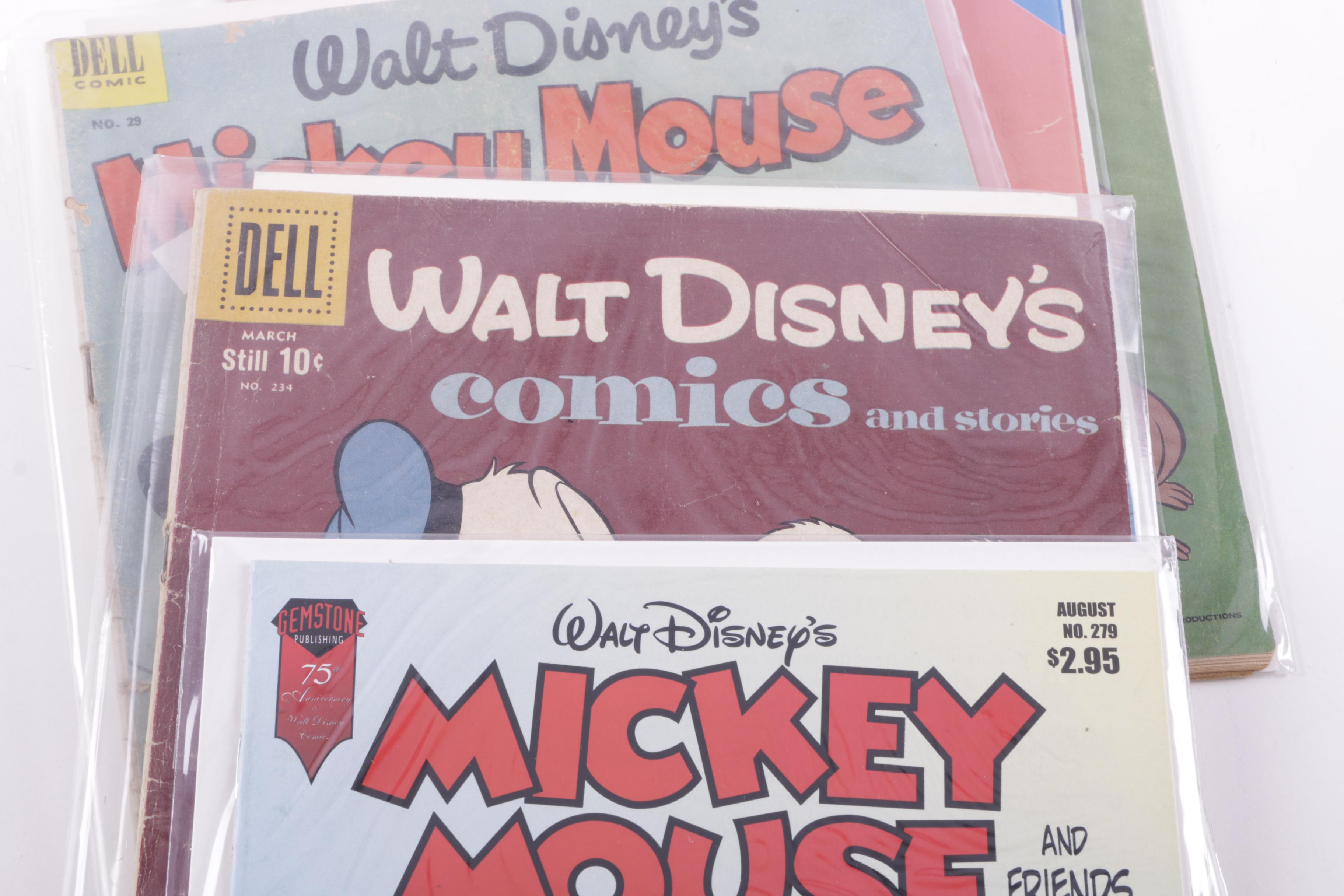 Vintage Disney Comic Books