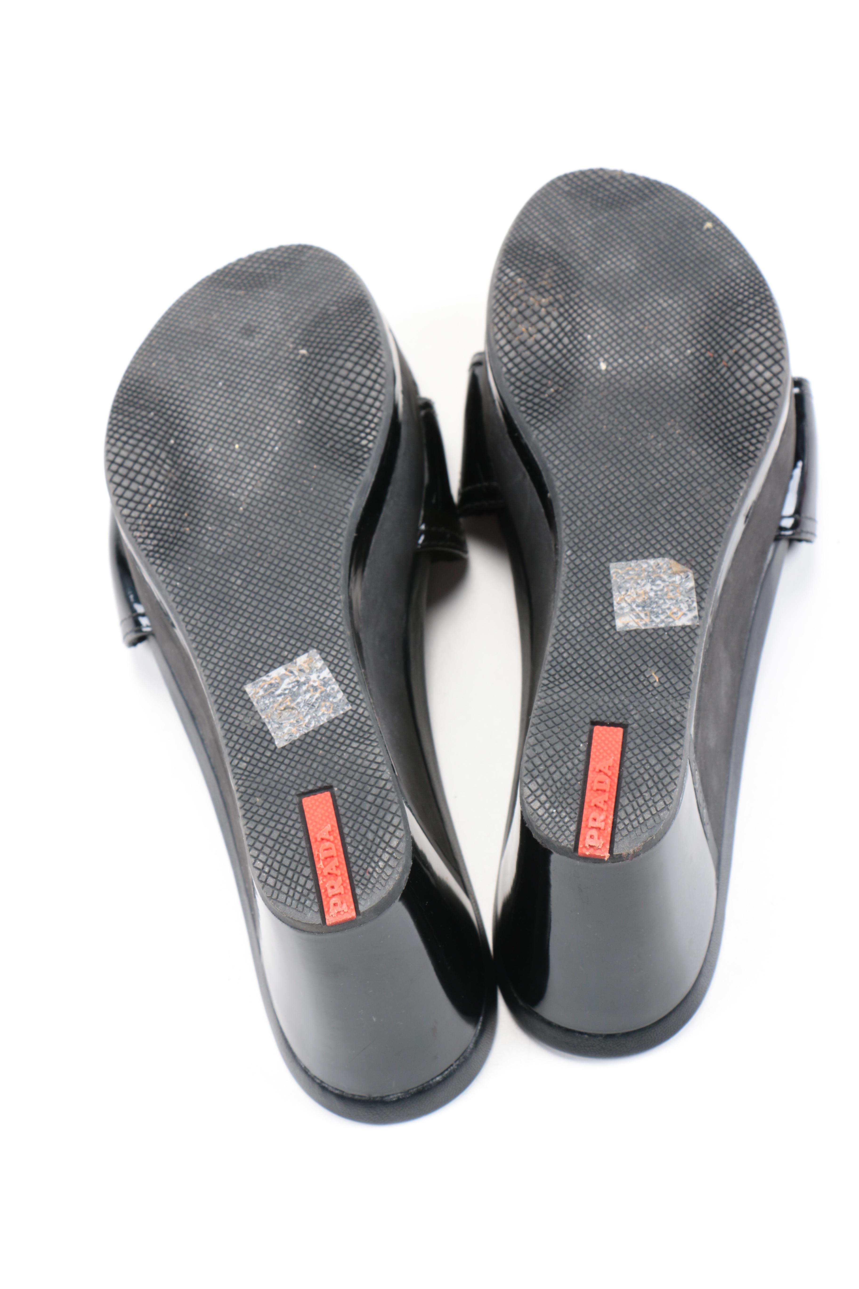 Prada Platform Slide Sandals