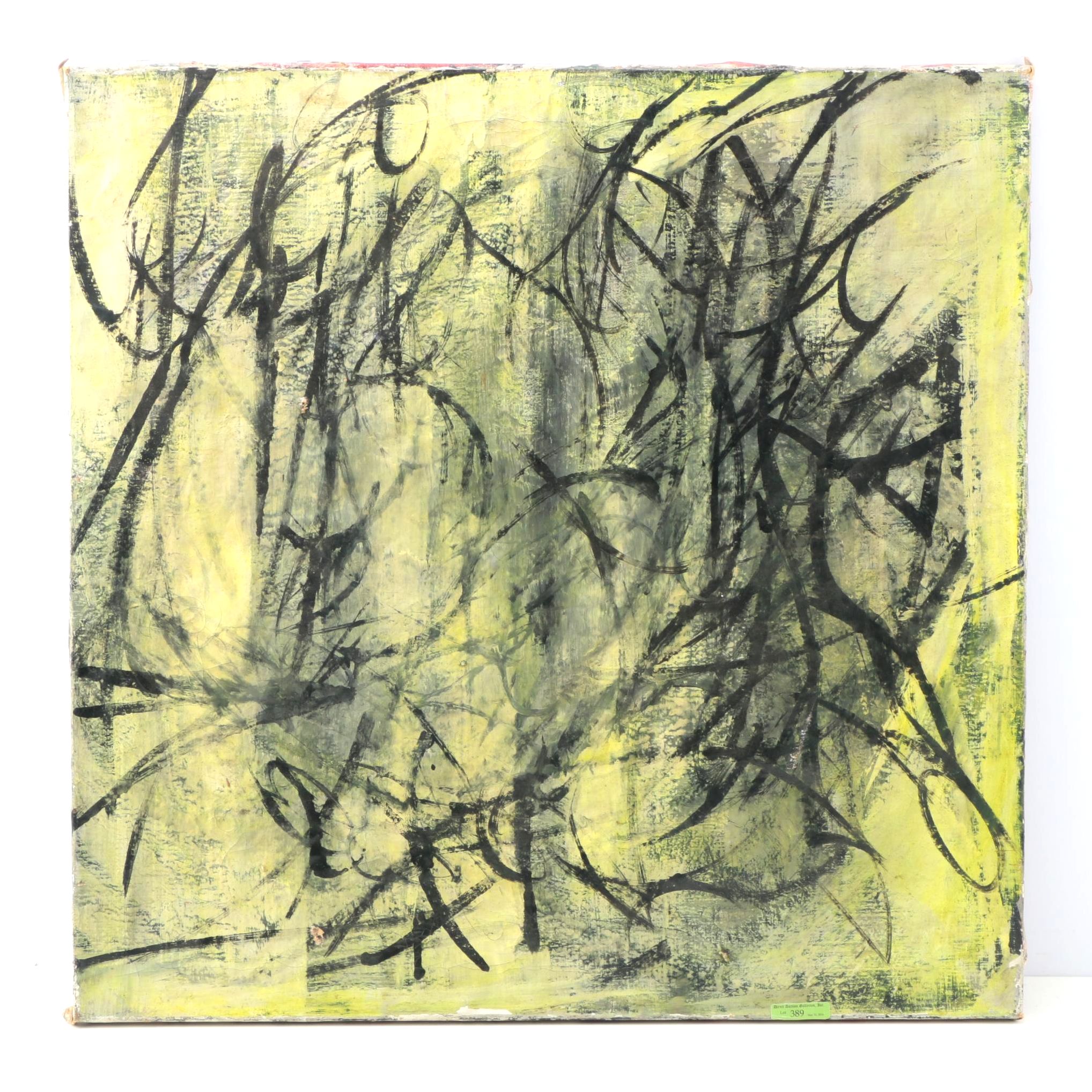 Abstract Oil Painting on Canvas