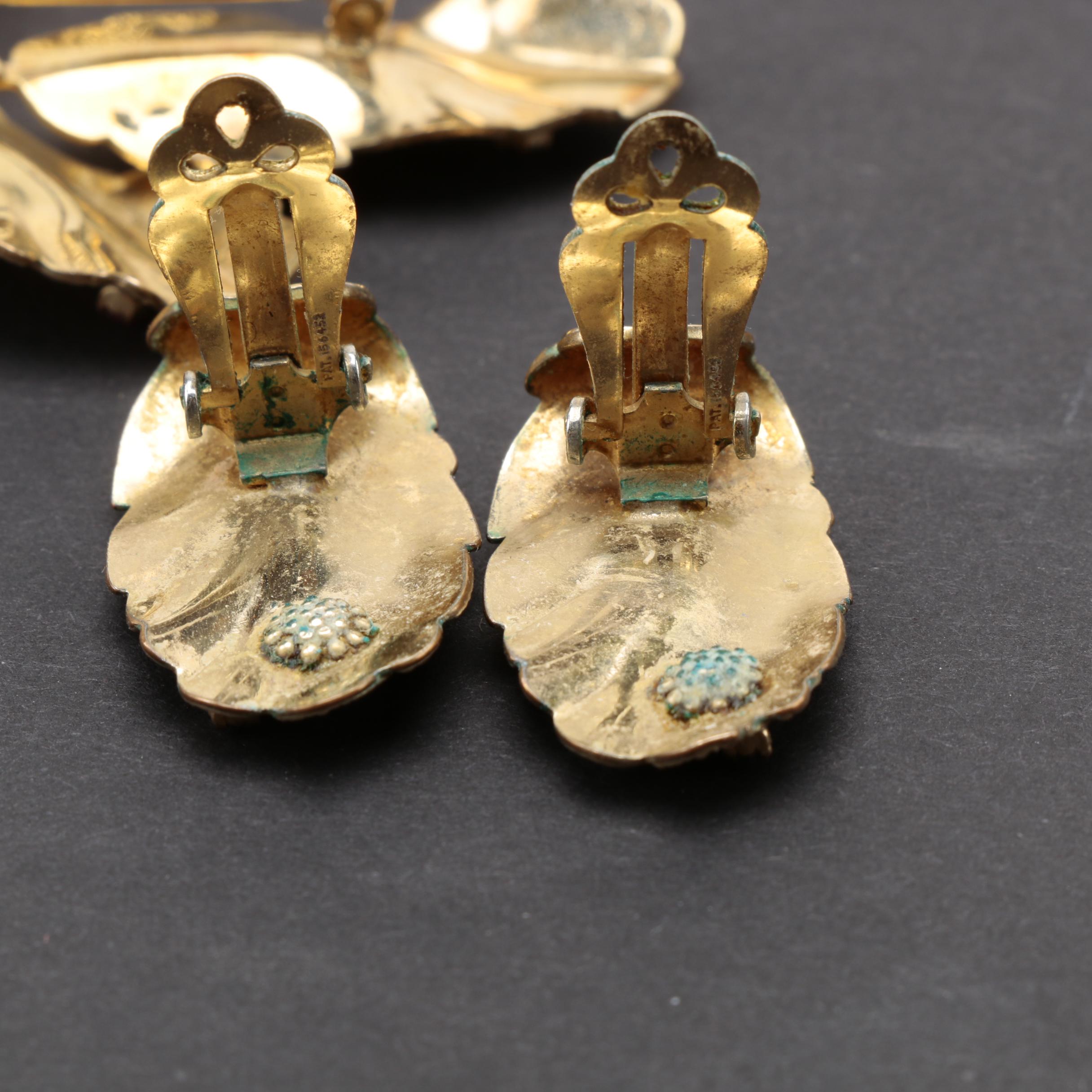 Gold Tone Costume Jewelry Including Givenchy