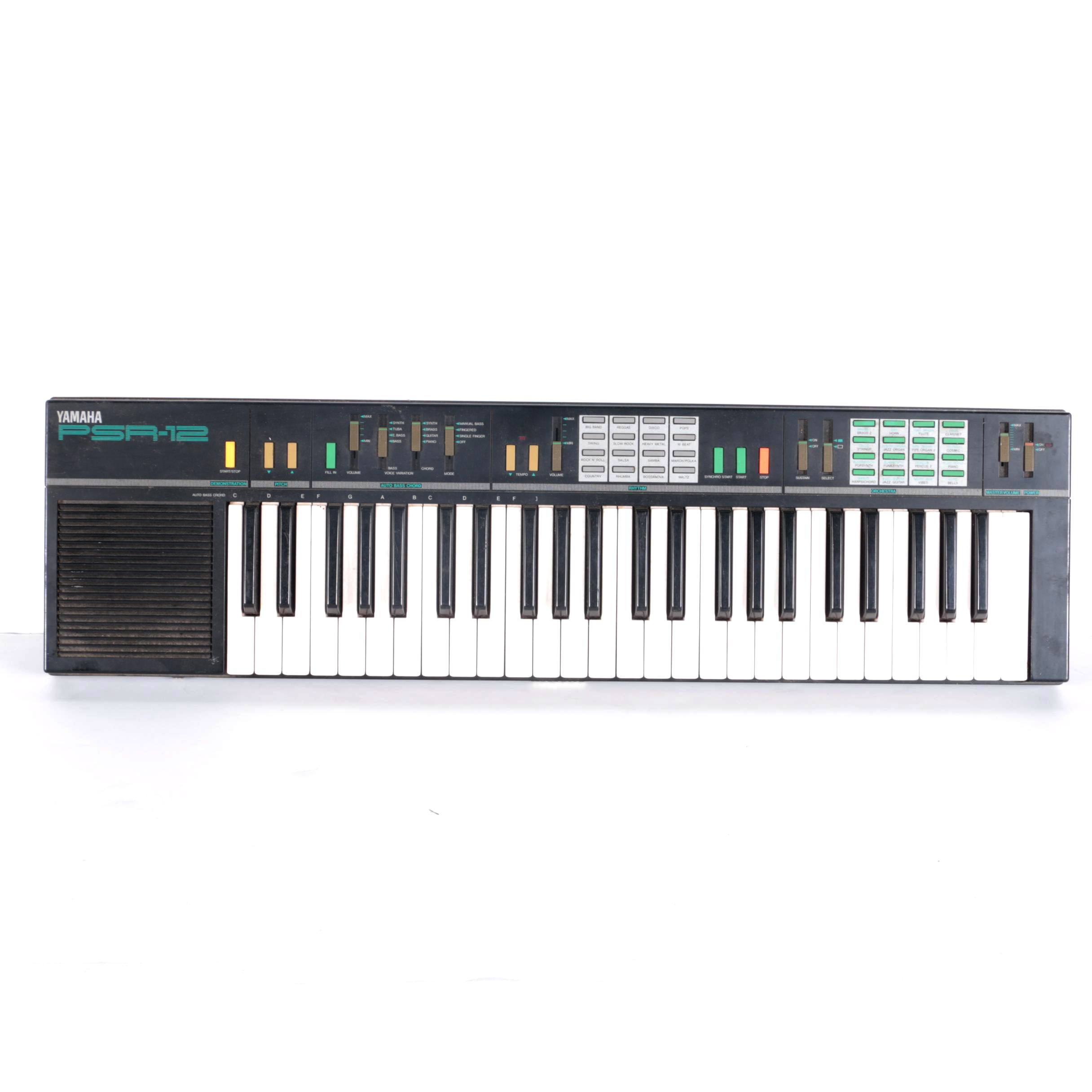 1987 Yamaha PSR-12 Portable Electronic Keyboard