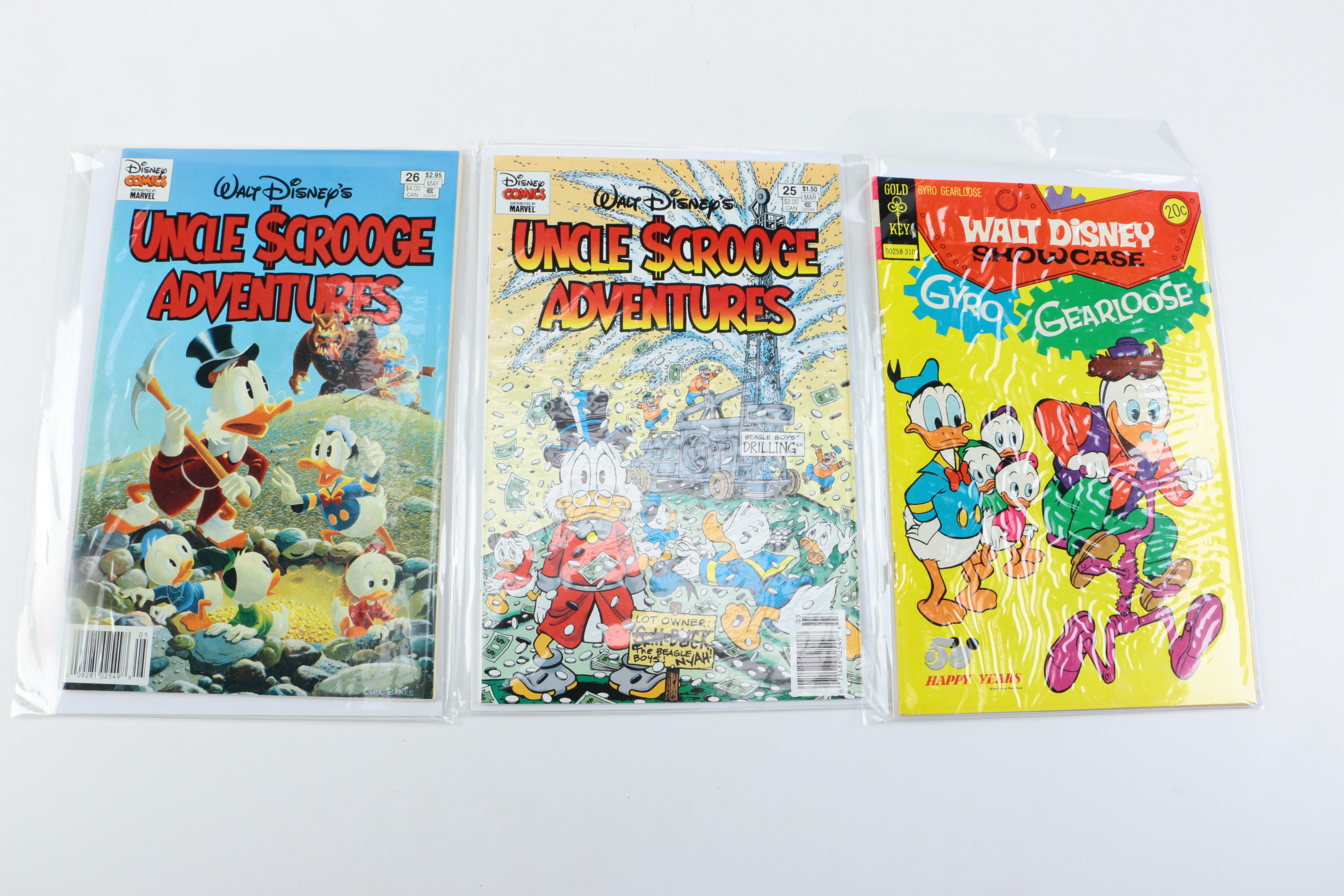 1950s–1990s Disney Comics Including Daisy Duck and Uncle Scrooge
