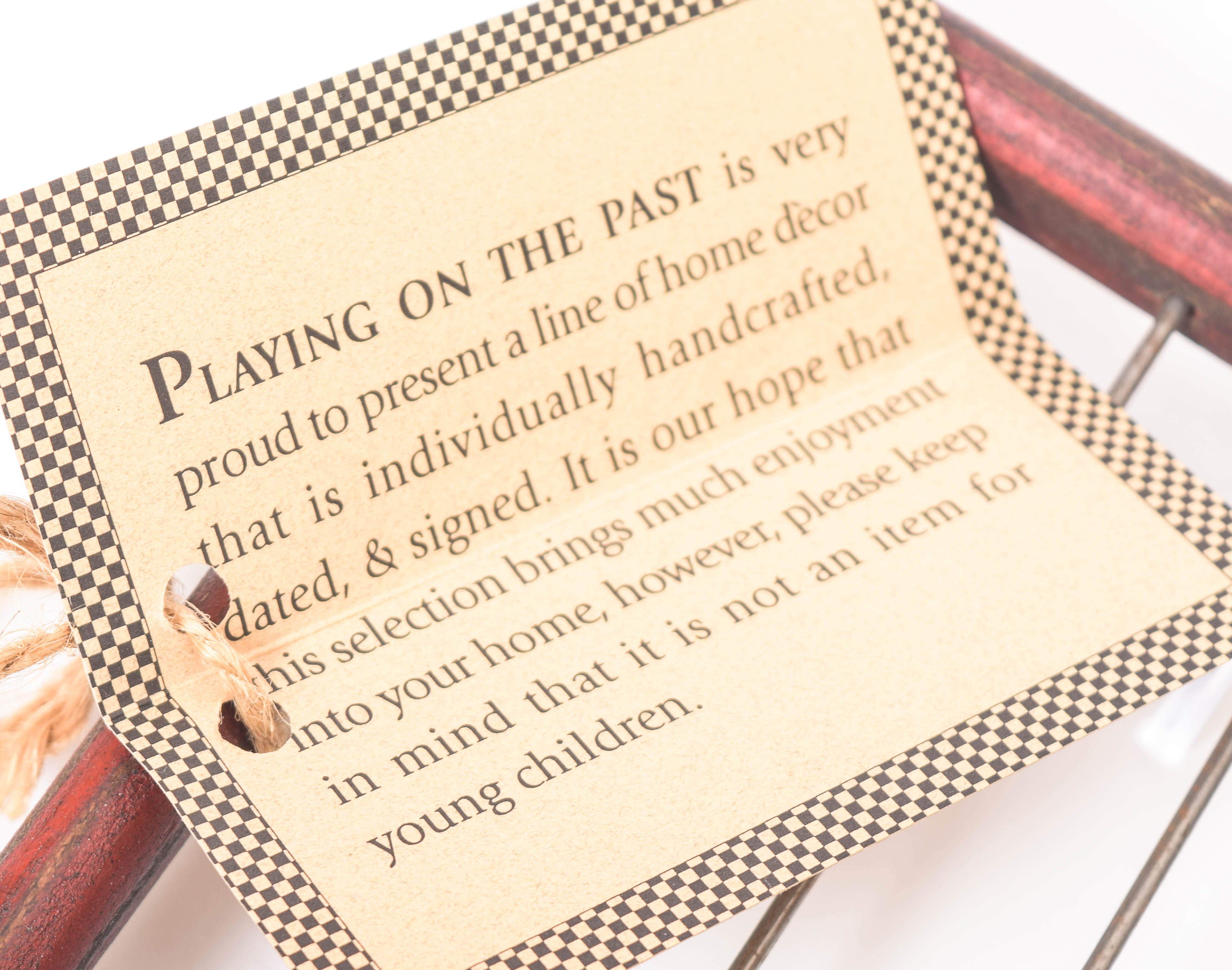 Longaberger Baskets and Folk Art Style Board Games