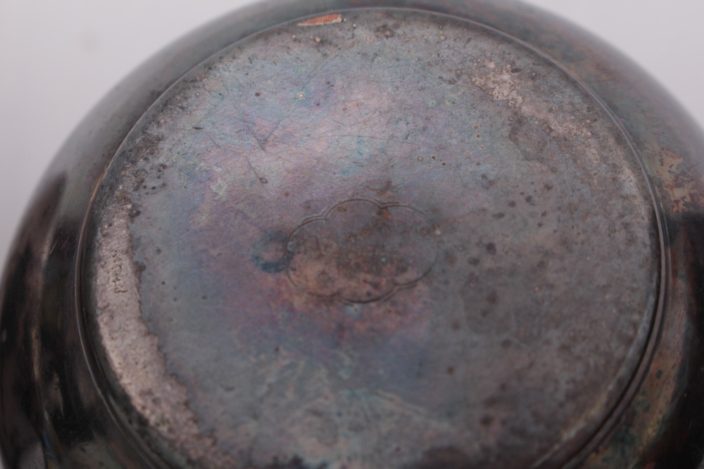 Vintage Plated Silver Sugar and Creamer