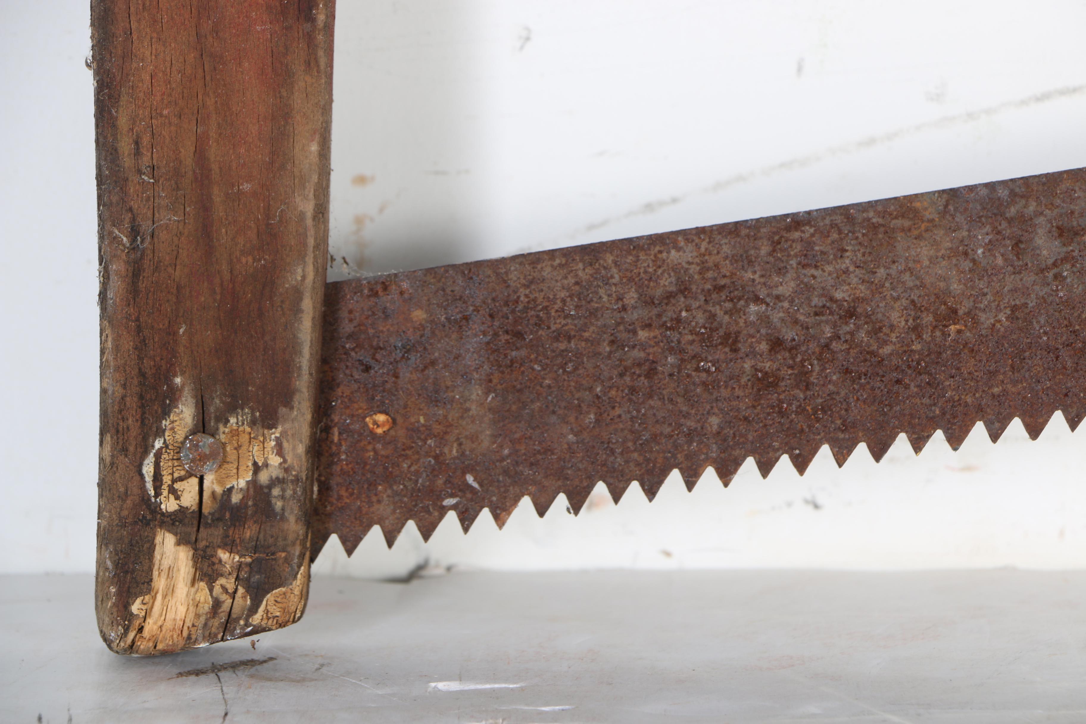 Vintage Wood Buck Saw
