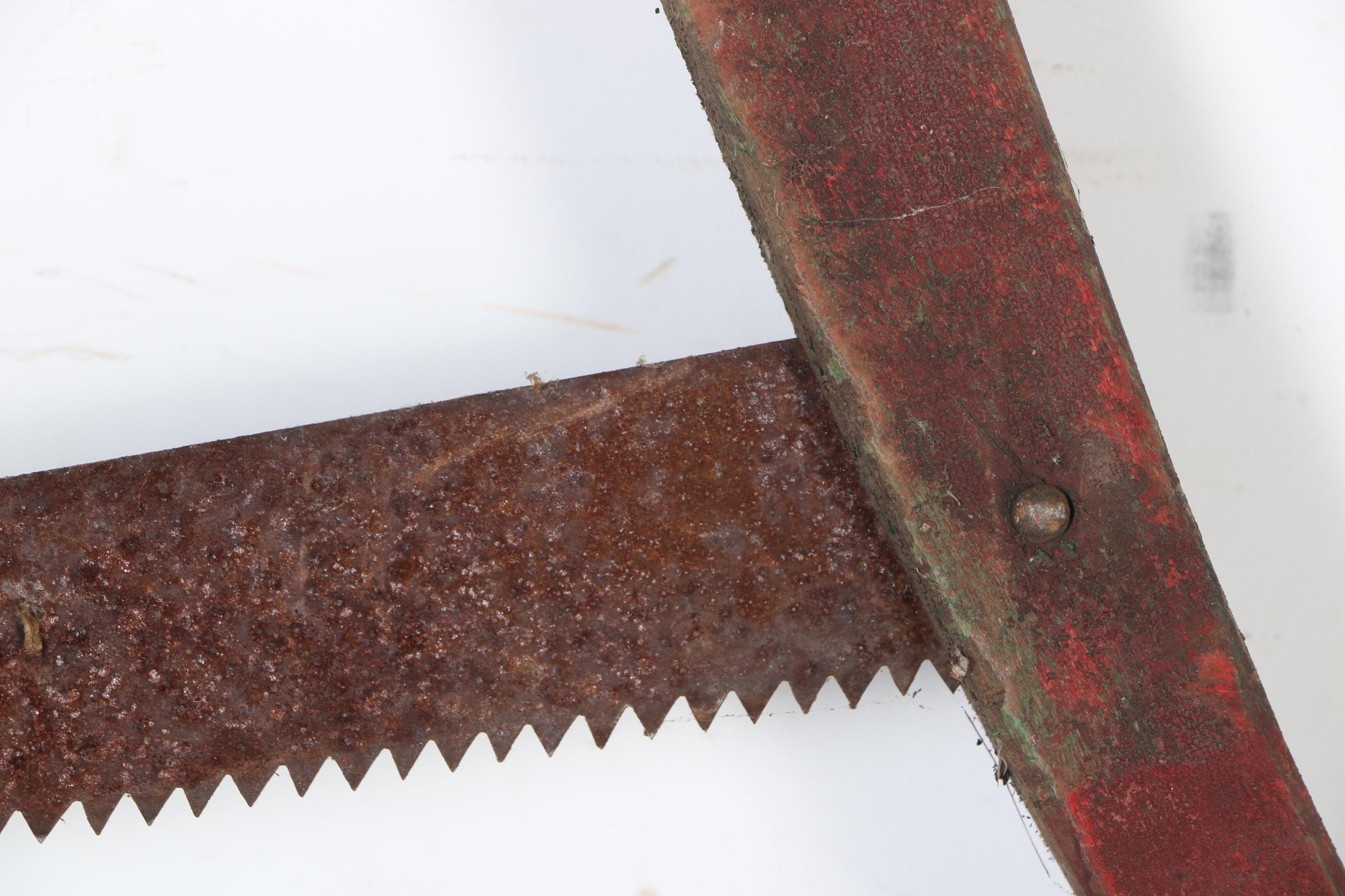 Vintage Wood Buck Saw