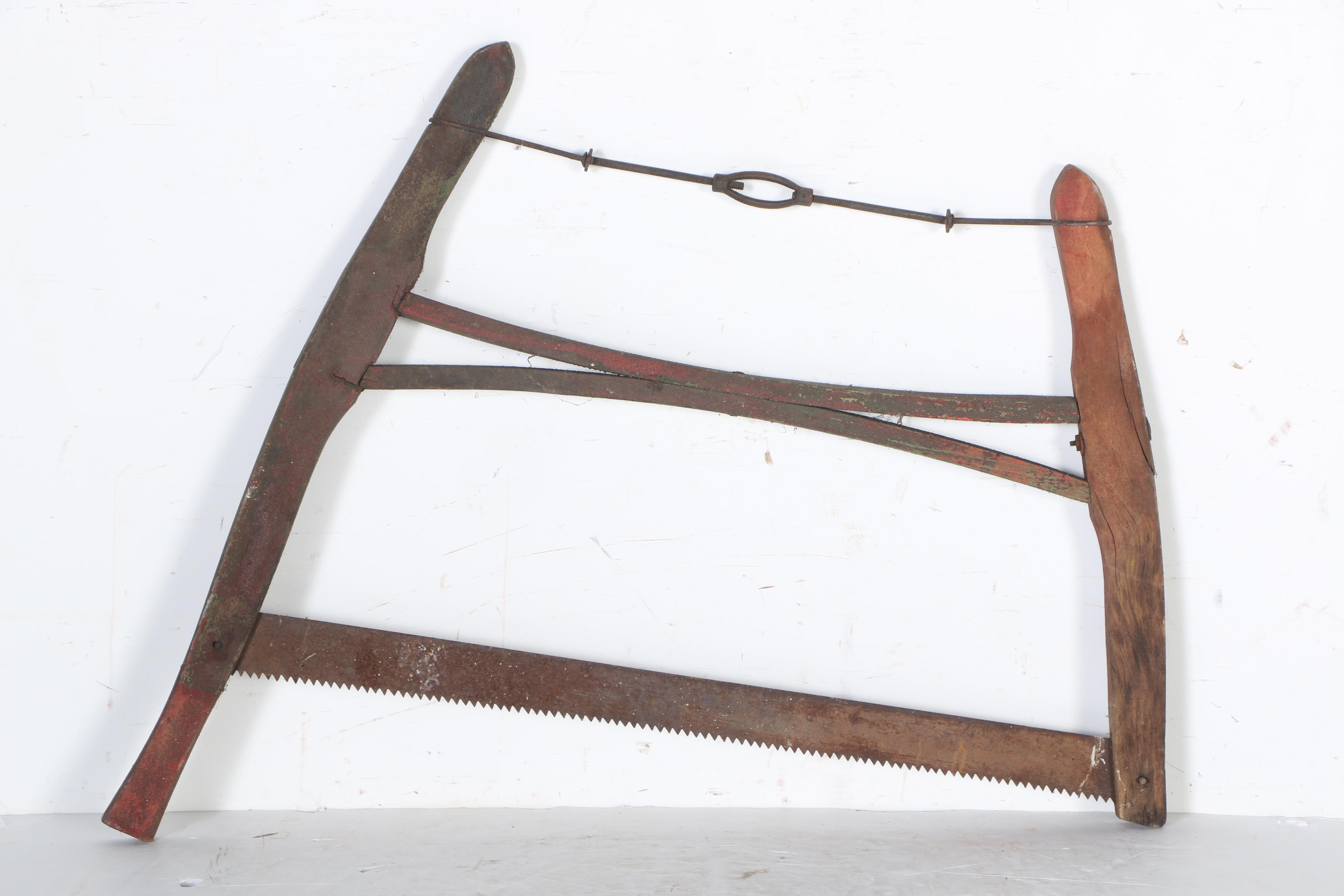Vintage Wood Buck Saw