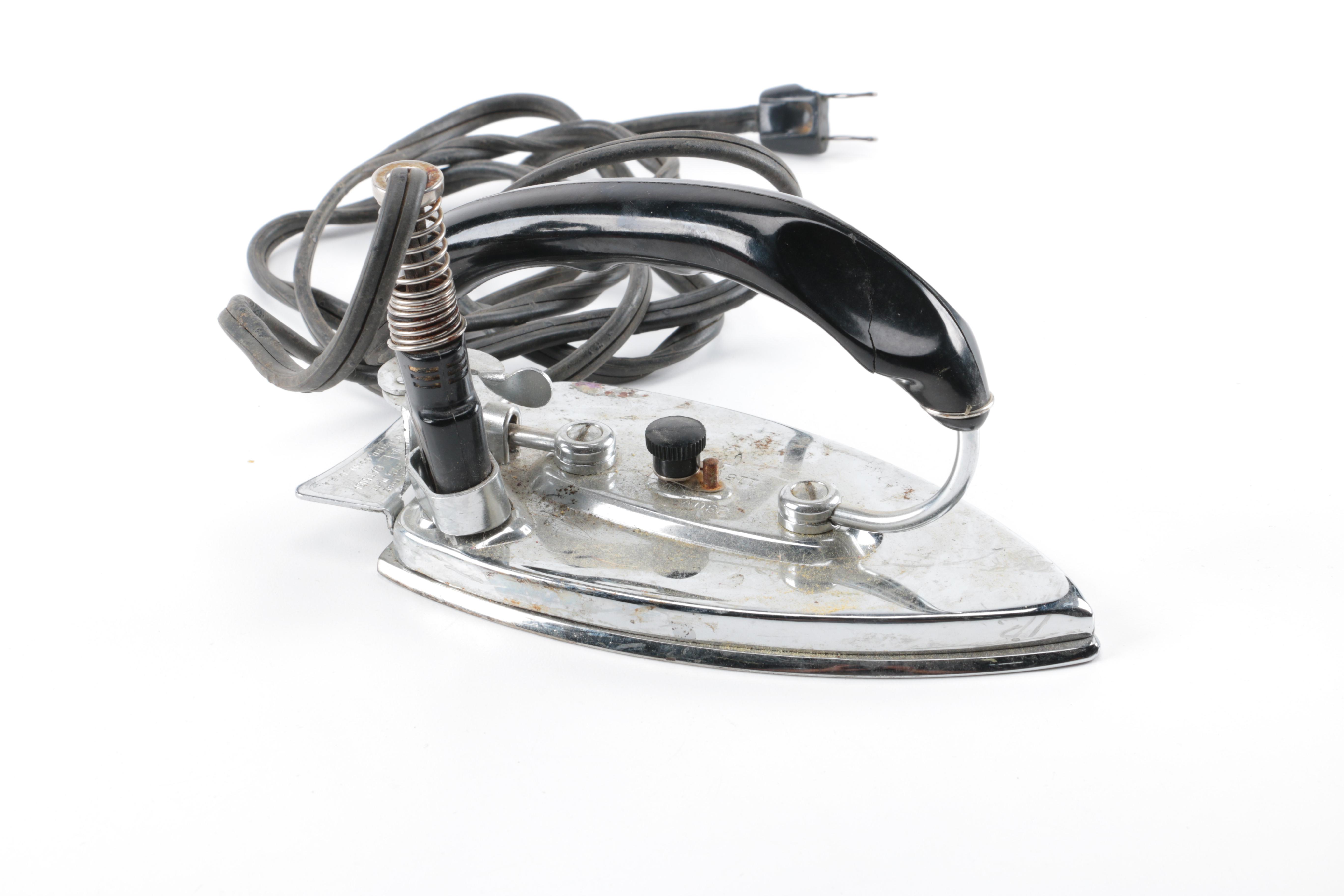 Vintage Electric Travel Irons