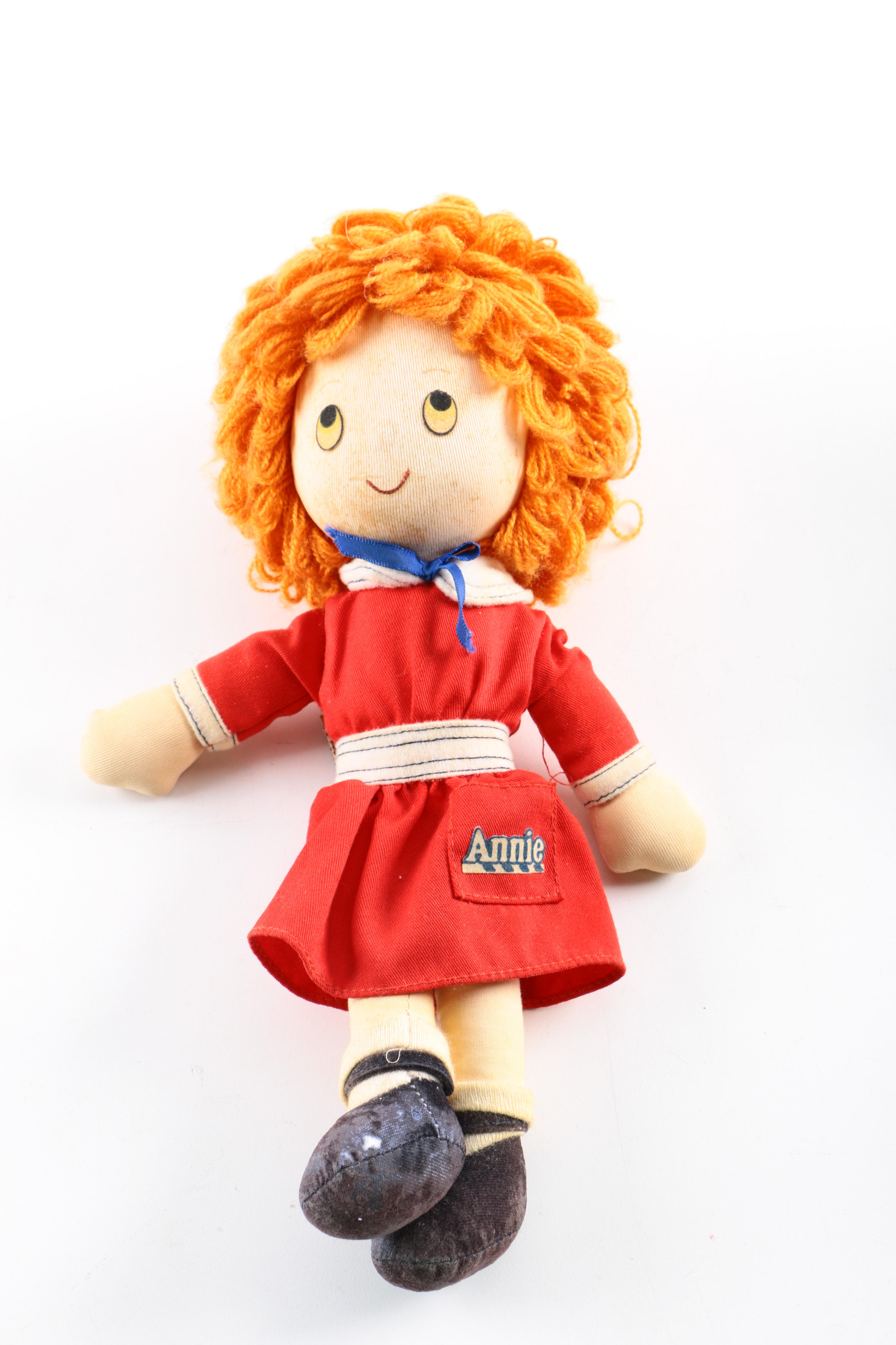 Dolls and Stuffed Animals Featuring an Annie Doll