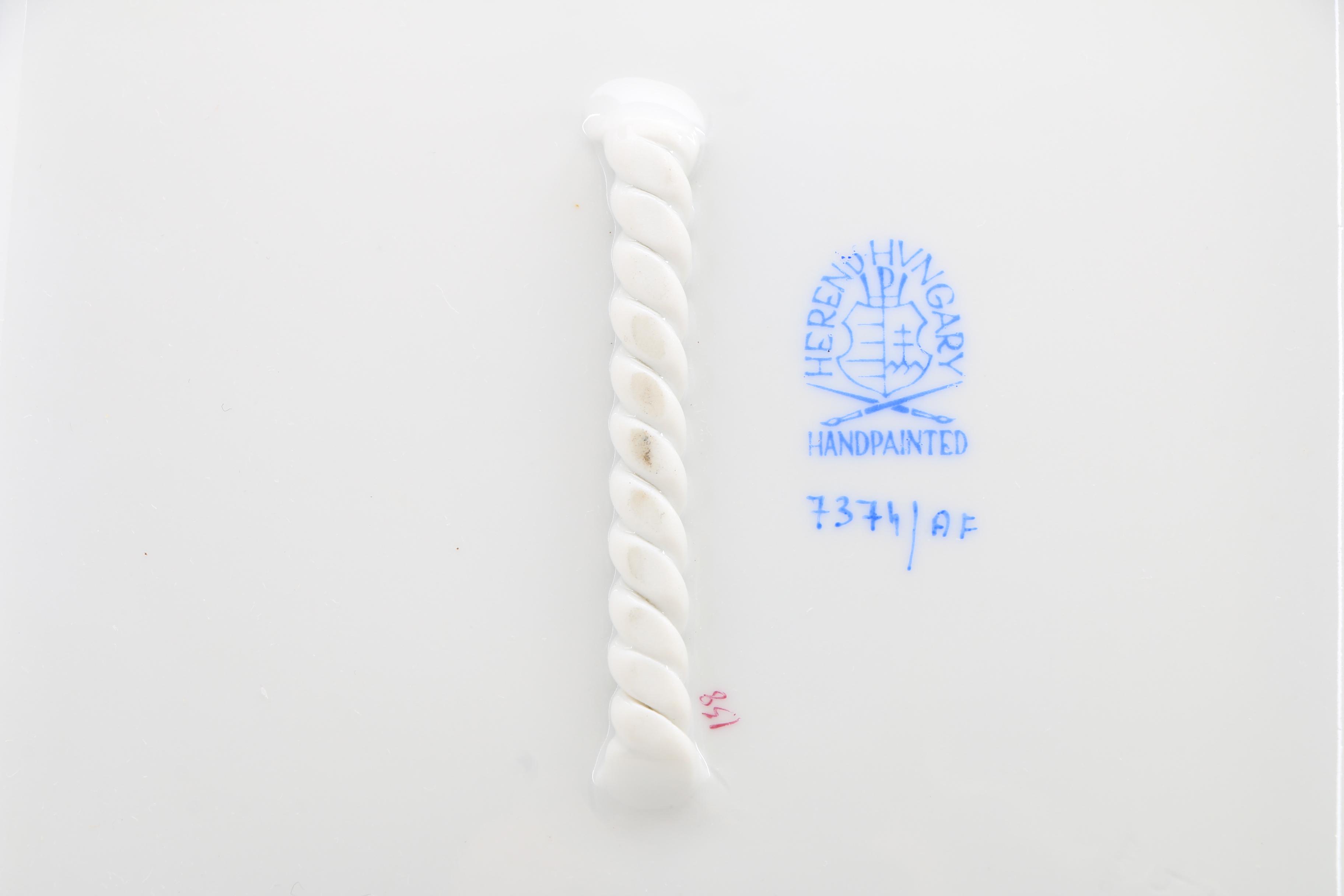 Assorted  Small Herend Dishes, Plates, Urns, and Baskets