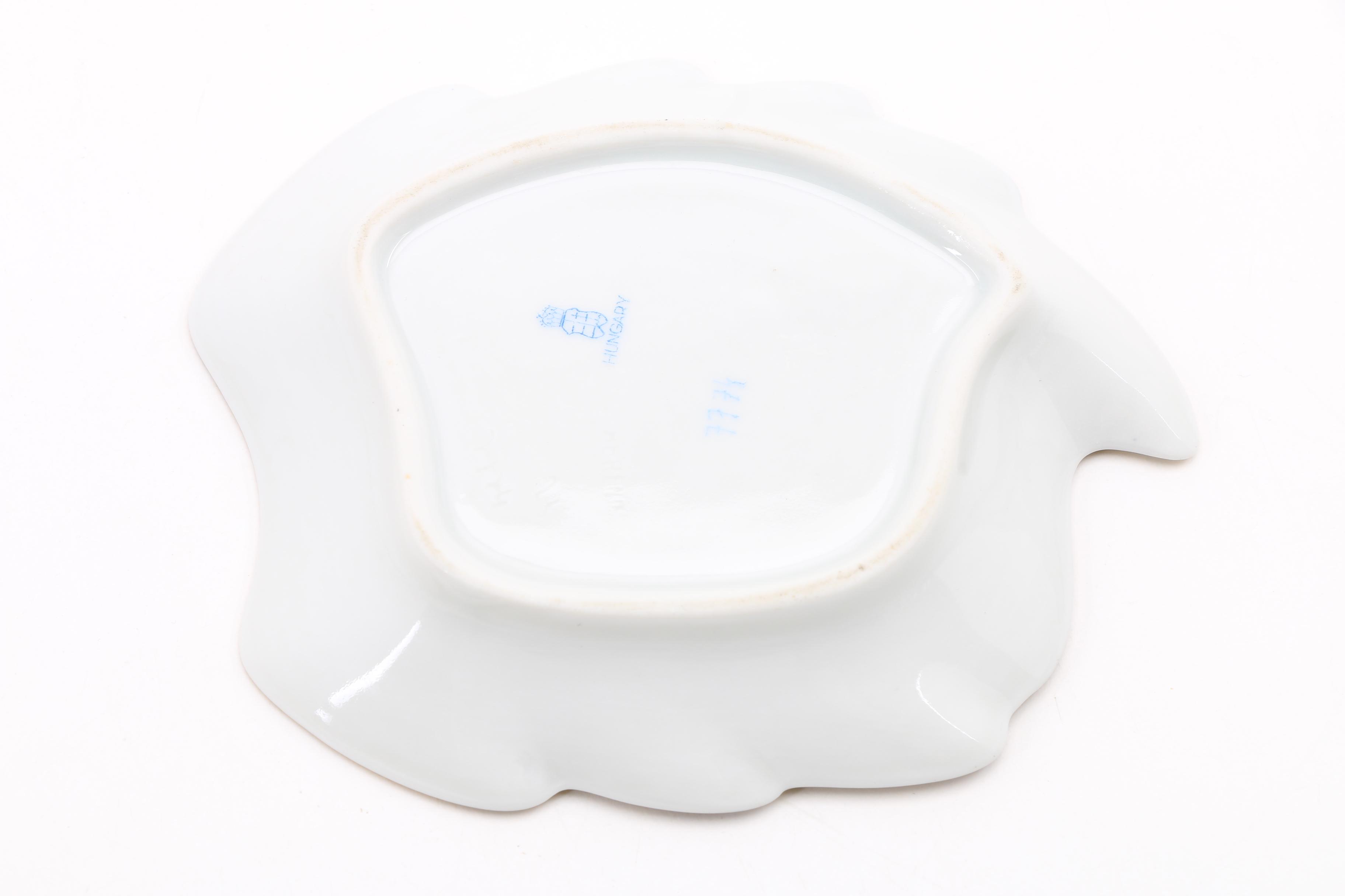 Assorted  Small Herend Dishes, Plates, Urns, and Baskets