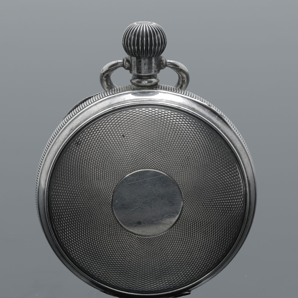 Antique Sterling Silver Waltham Open Face Pocket Watch