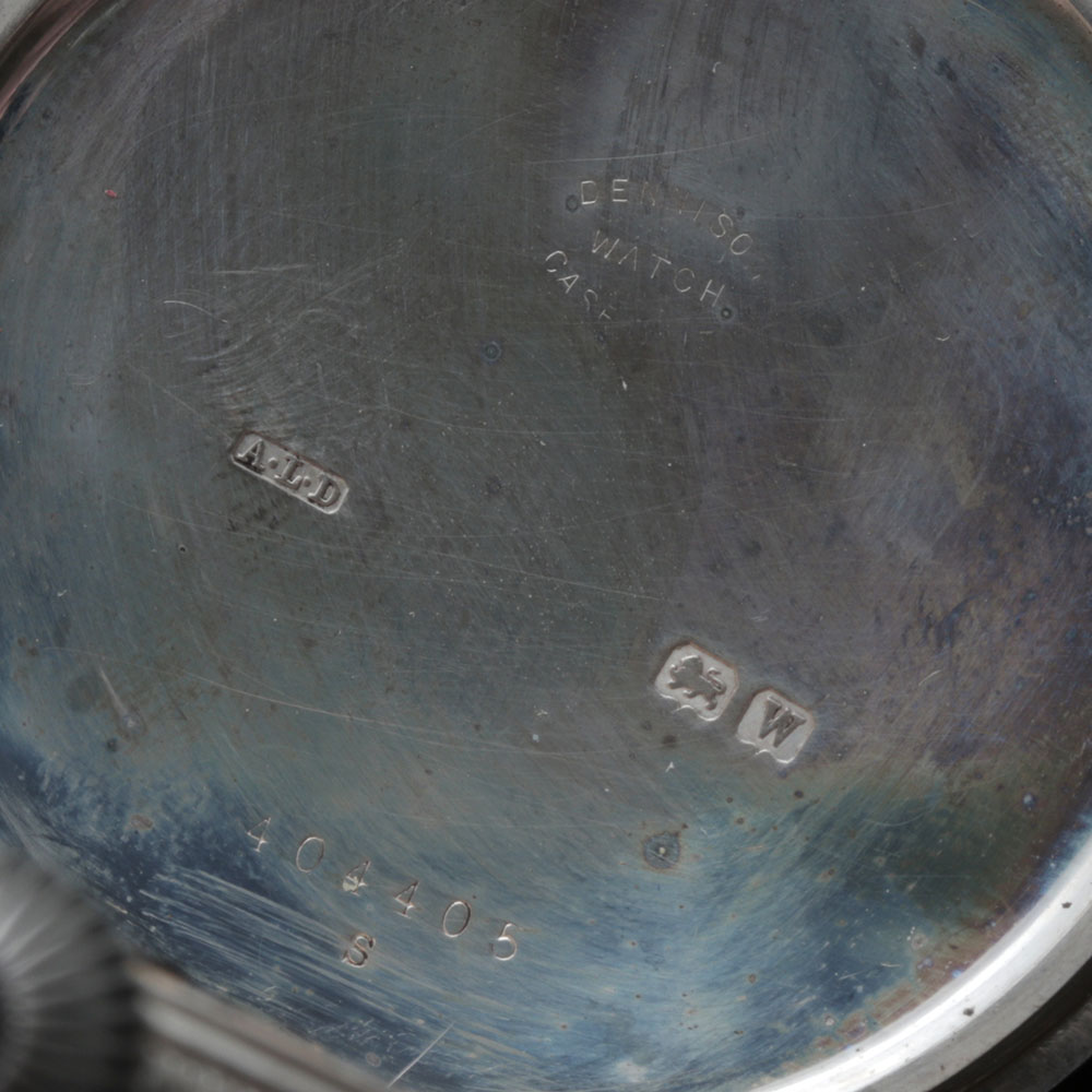 Antique Sterling Silver Waltham Open Face Pocket Watch