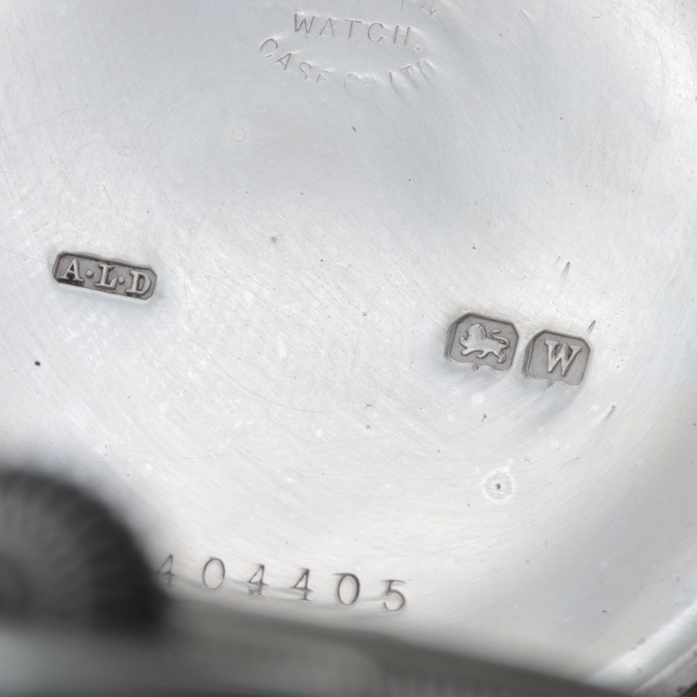 Antique Sterling Silver Waltham Open Face Pocket Watch