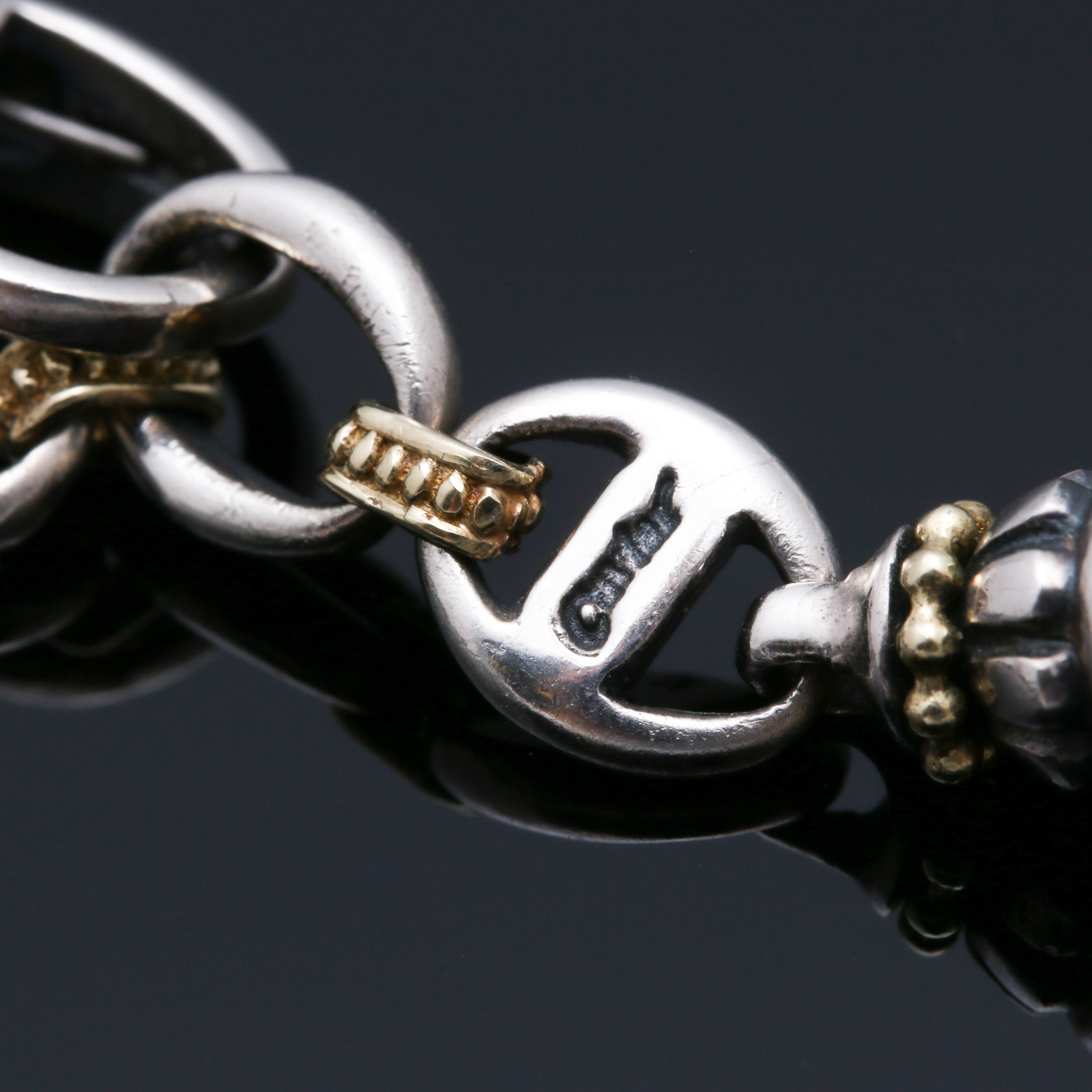 Lagos Sterling Silver & 18K Cultured Pearl Necklace