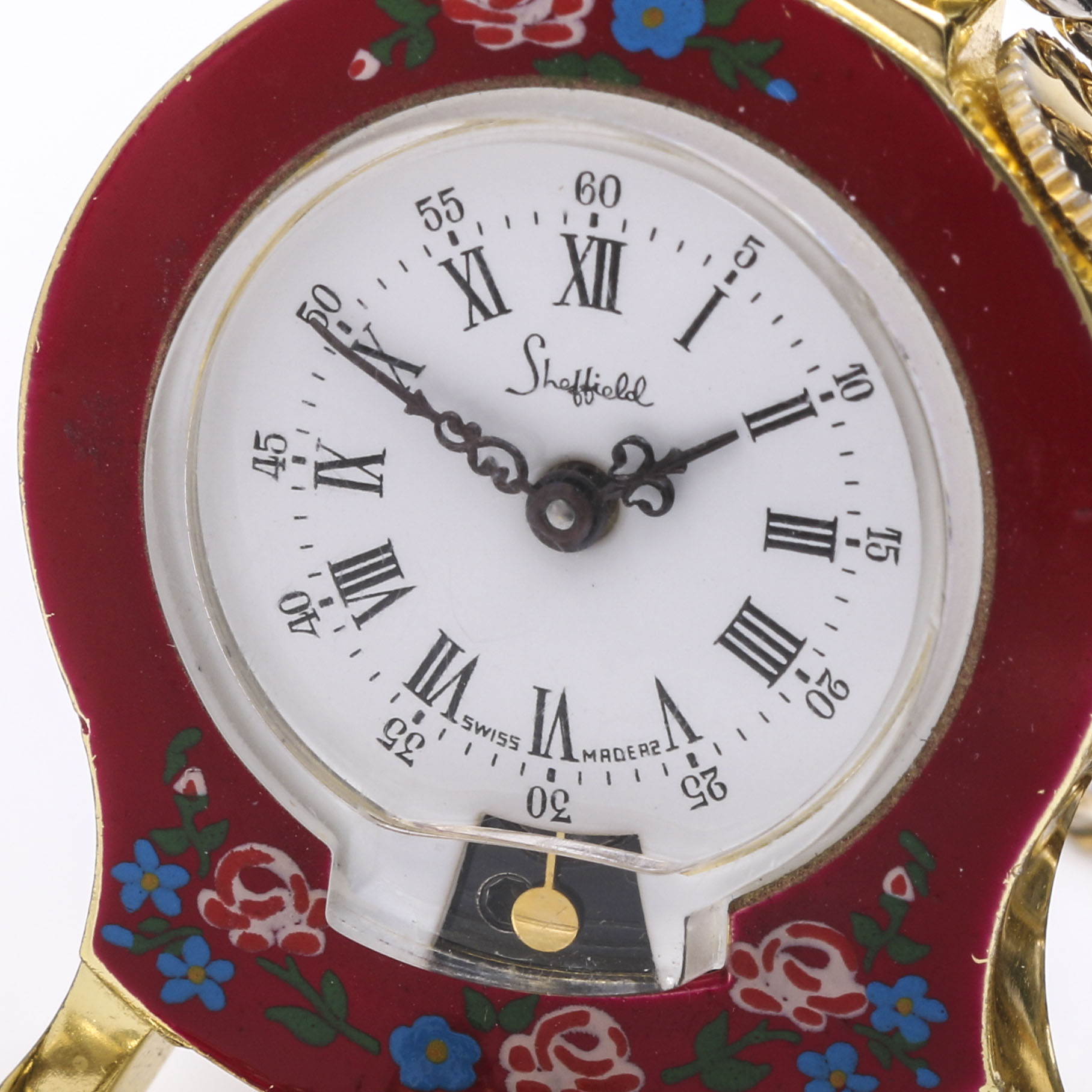 Gold Tone Pendant Watches Including Sheffield and Pepsi-Cola