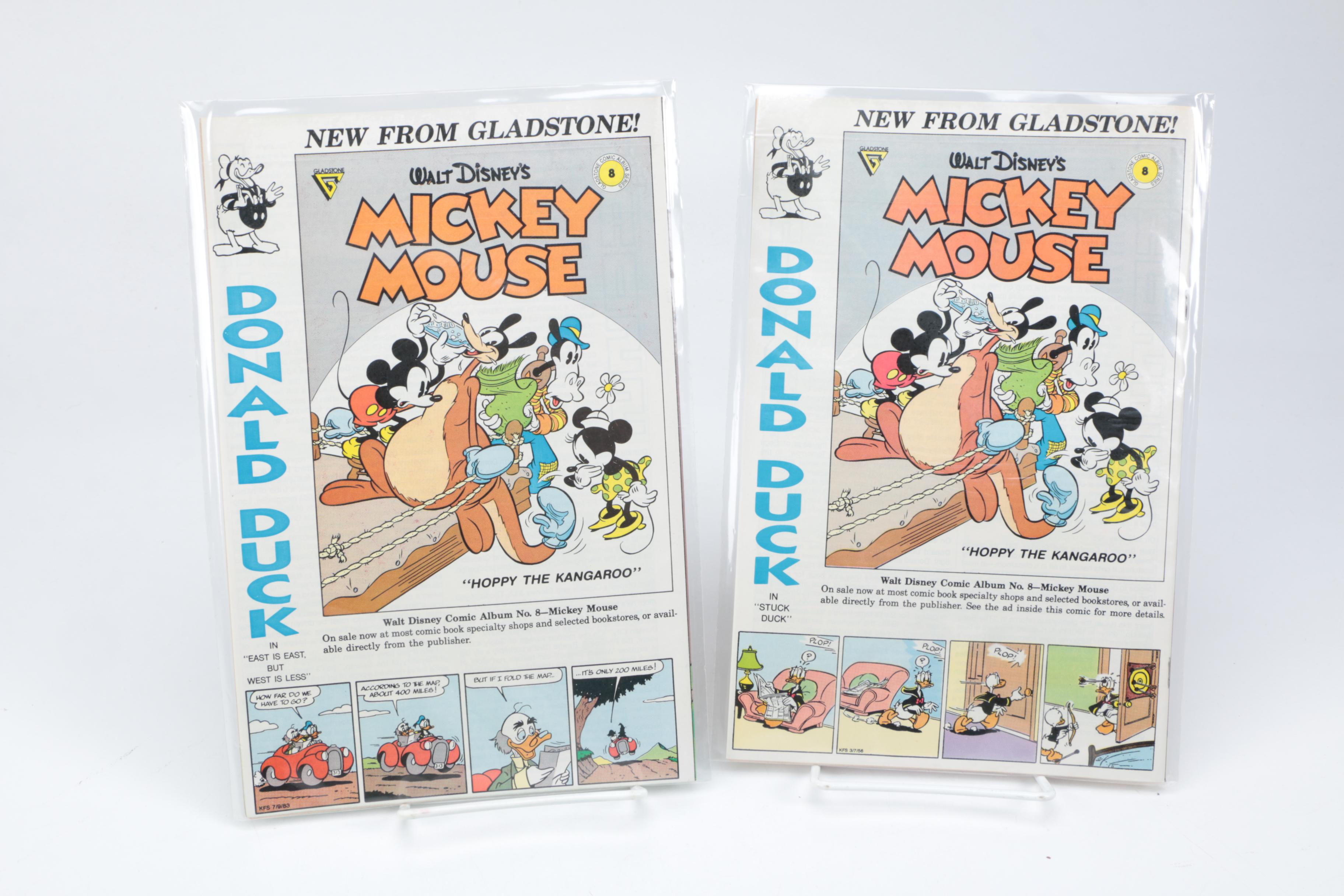 Gladstone "Walt Disney's Mickey and Donald" Comic Books