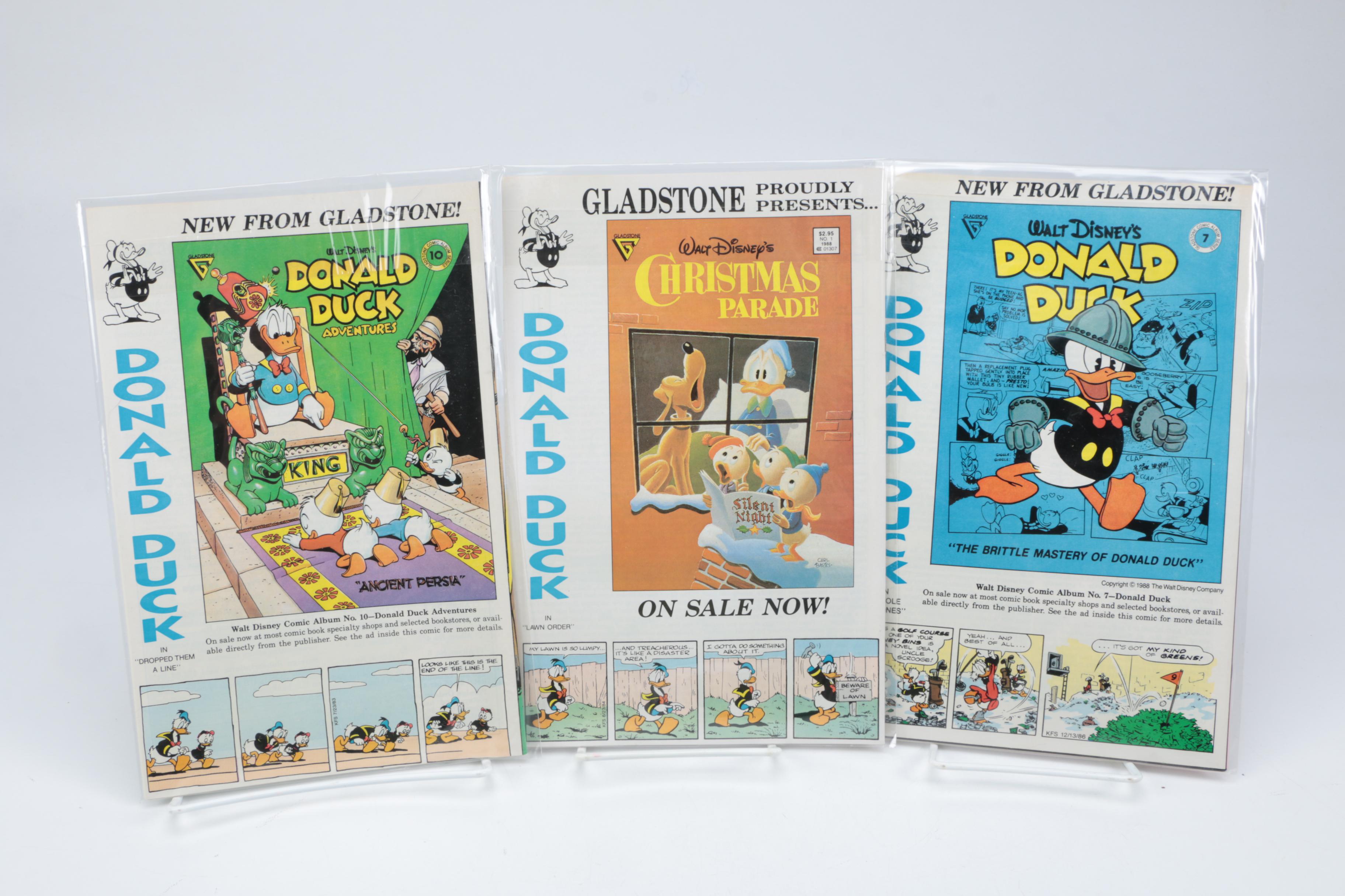 Gladstone "Walt Disney's Mickey and Donald" Comic Books
