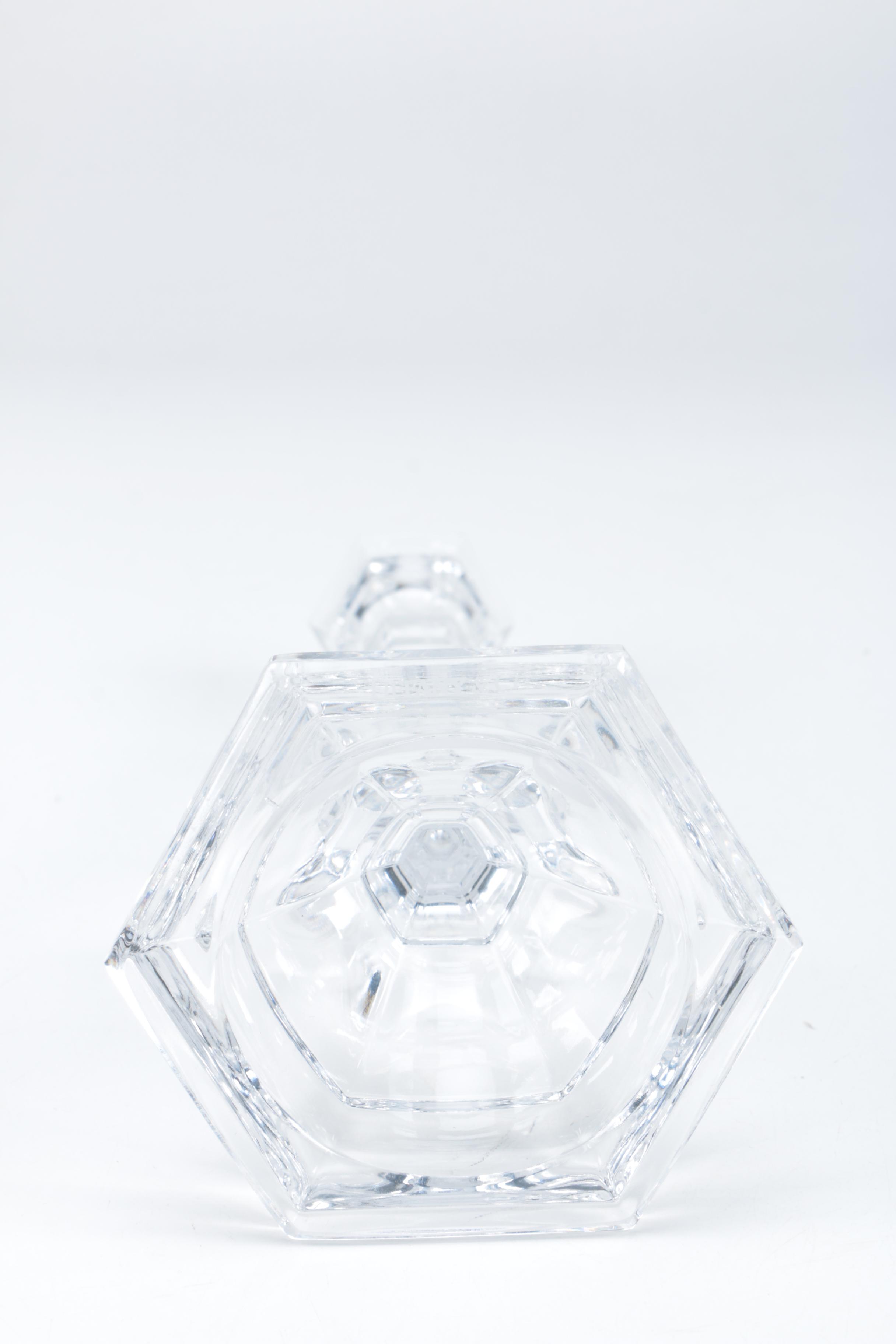 Tiffany & Co Crystal "Hampton" Candlesticks