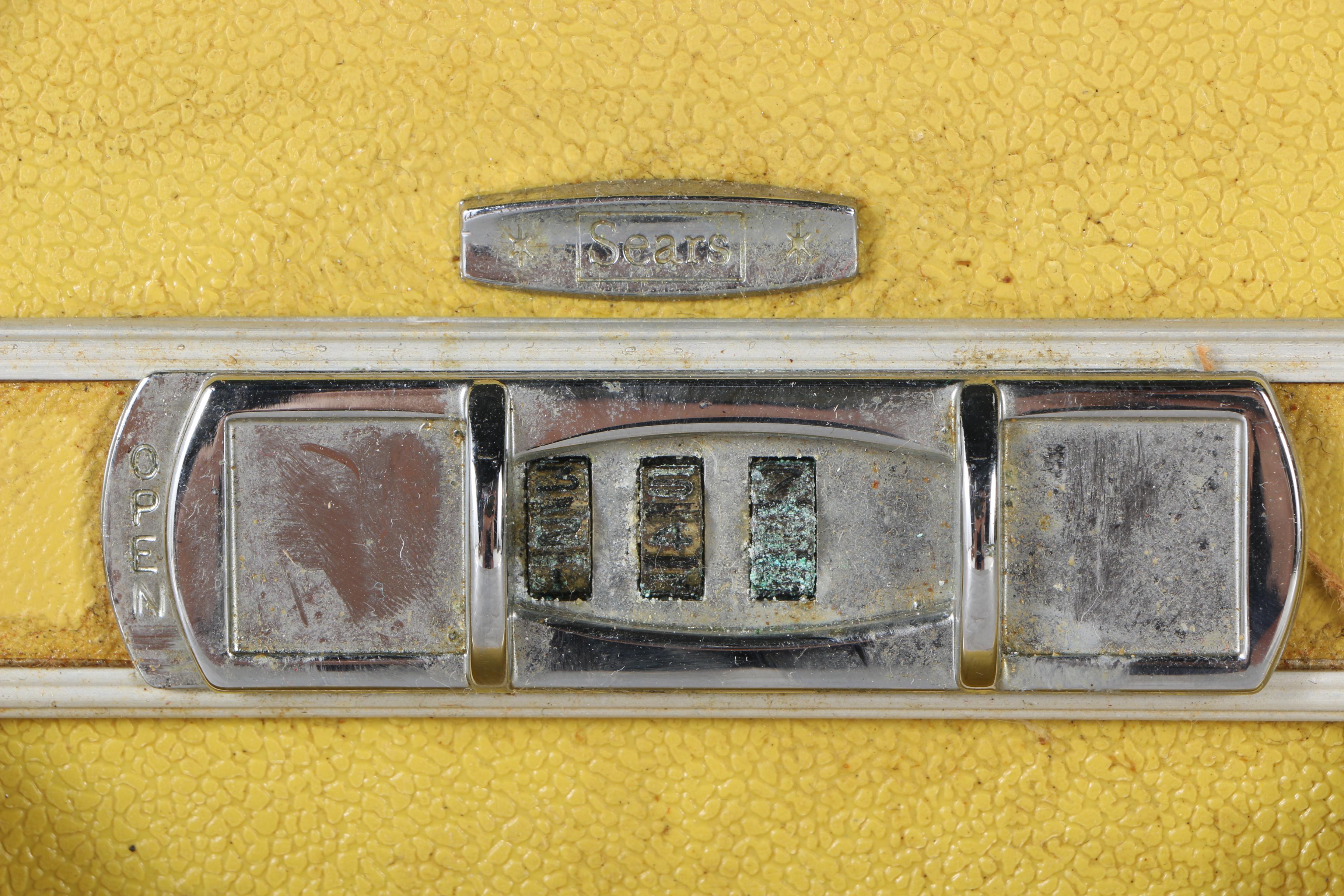 Vintage Sears "Travel Master" Suitcase