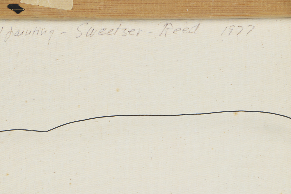 1977 Sweetser-Reed Oil Painting on Canvas "Keukenholf Gardens"