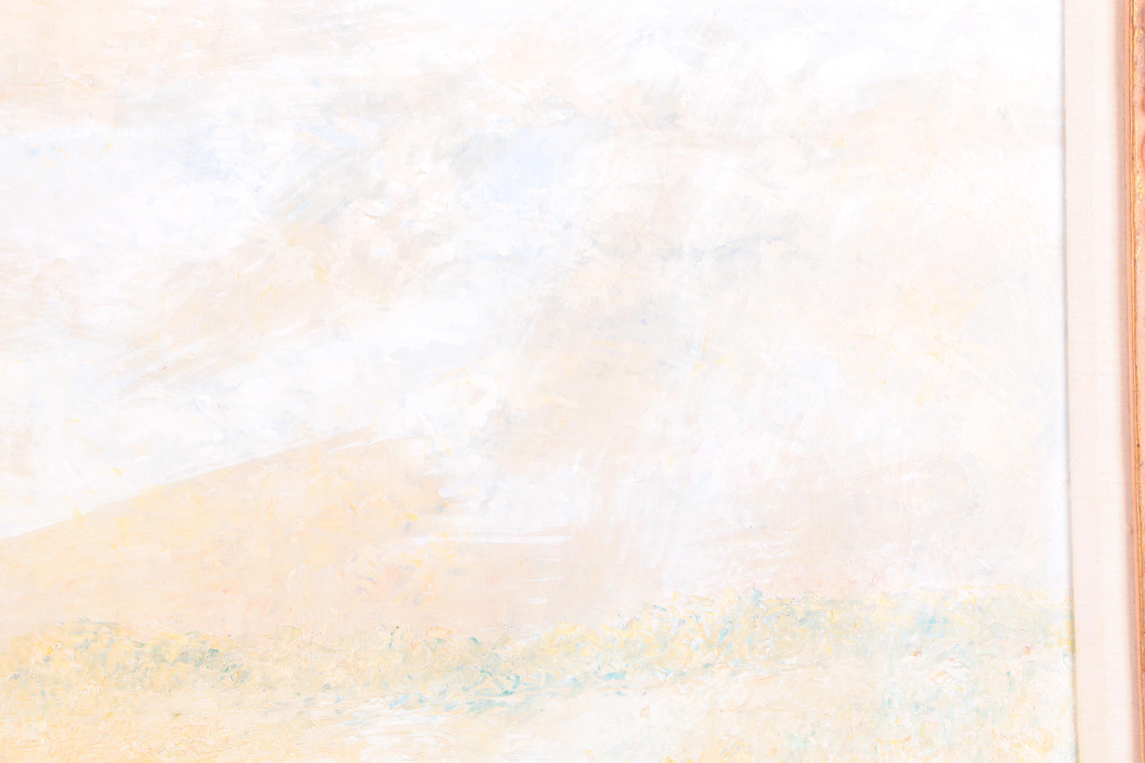 J. Shayne Acrylic Painting on Canvas Impressionist Landscape