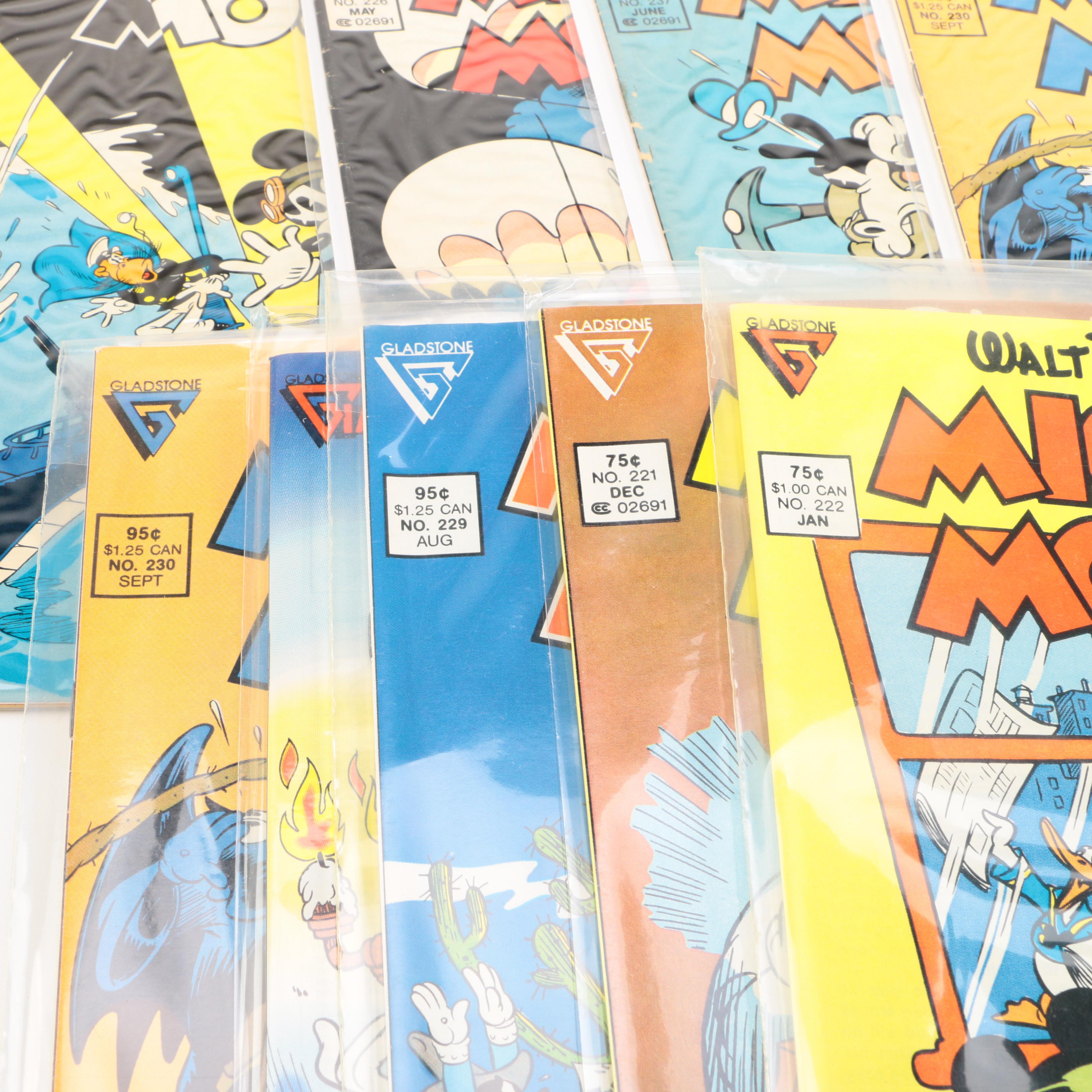 1980s "Mickey Mouse" Comic Books Including "The Uncensored Mouse" #2