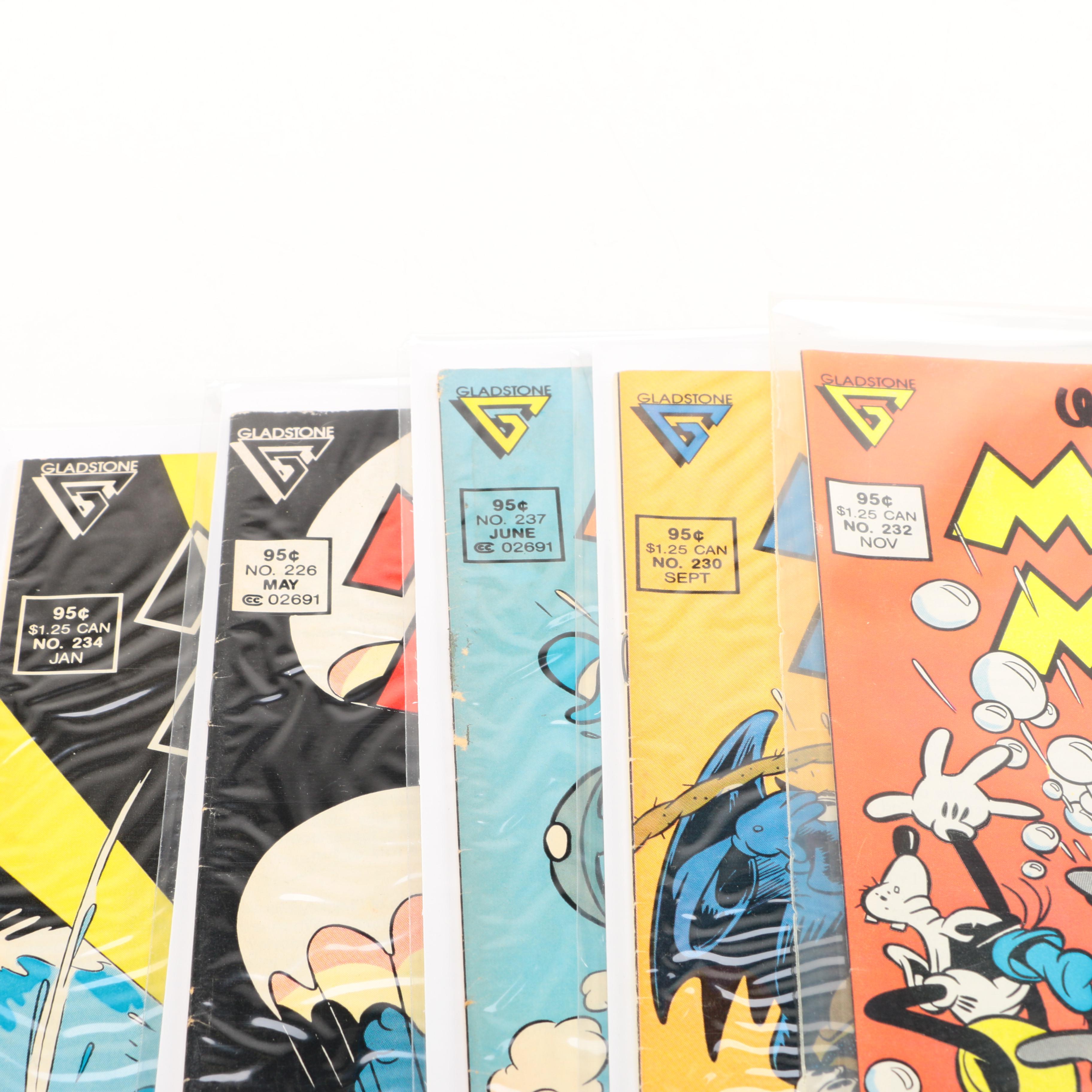 1980s "Mickey Mouse" Comic Books Including "The Uncensored Mouse" #2