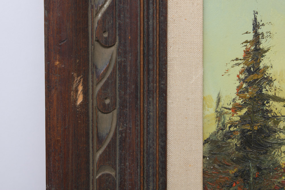 Schiller Oil Painting on Canvas Rural Landscape