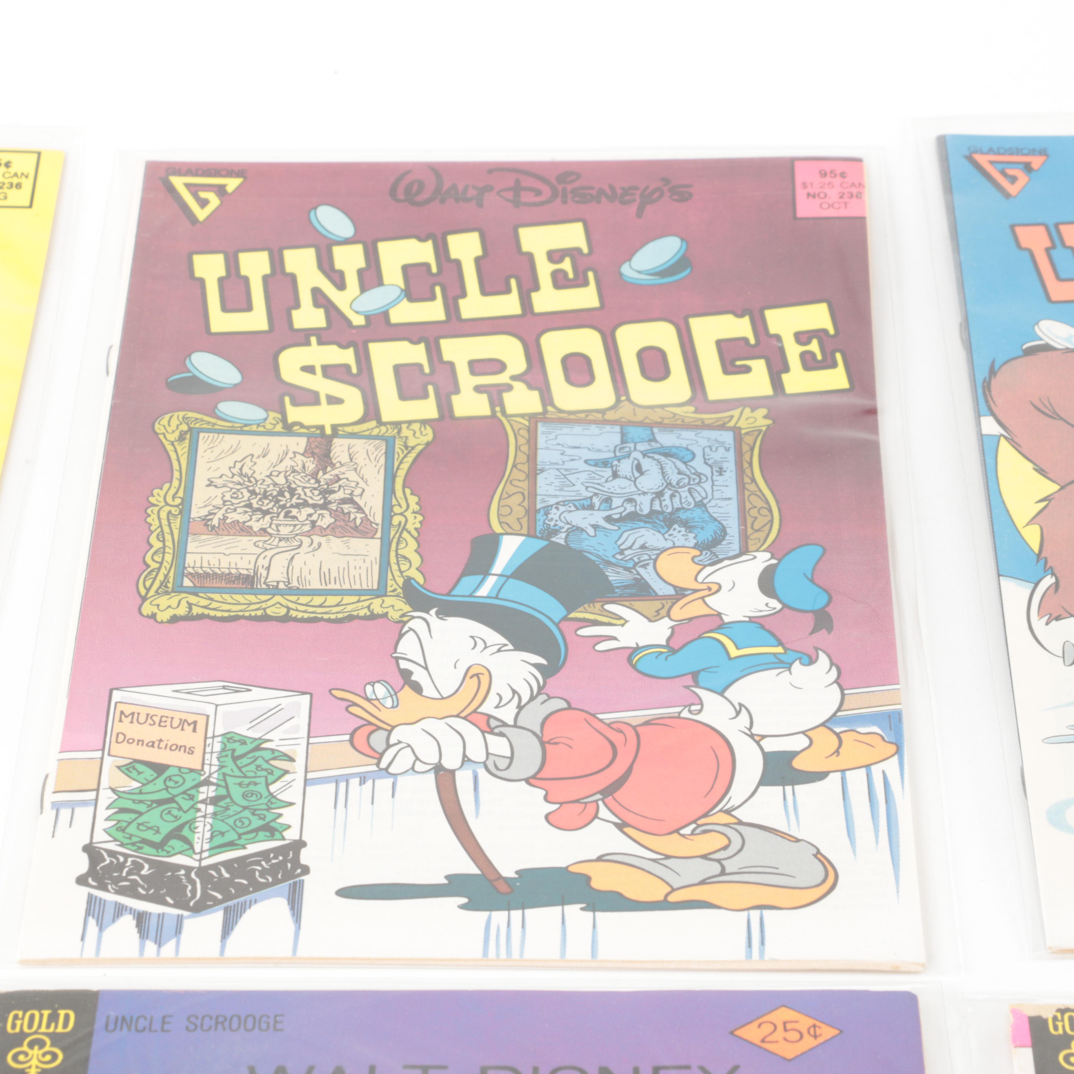 "Uncle Scrooge" Comics Including Don Rosa "Return to Xanadu" and "The Vigilante of Pizen Bluff"