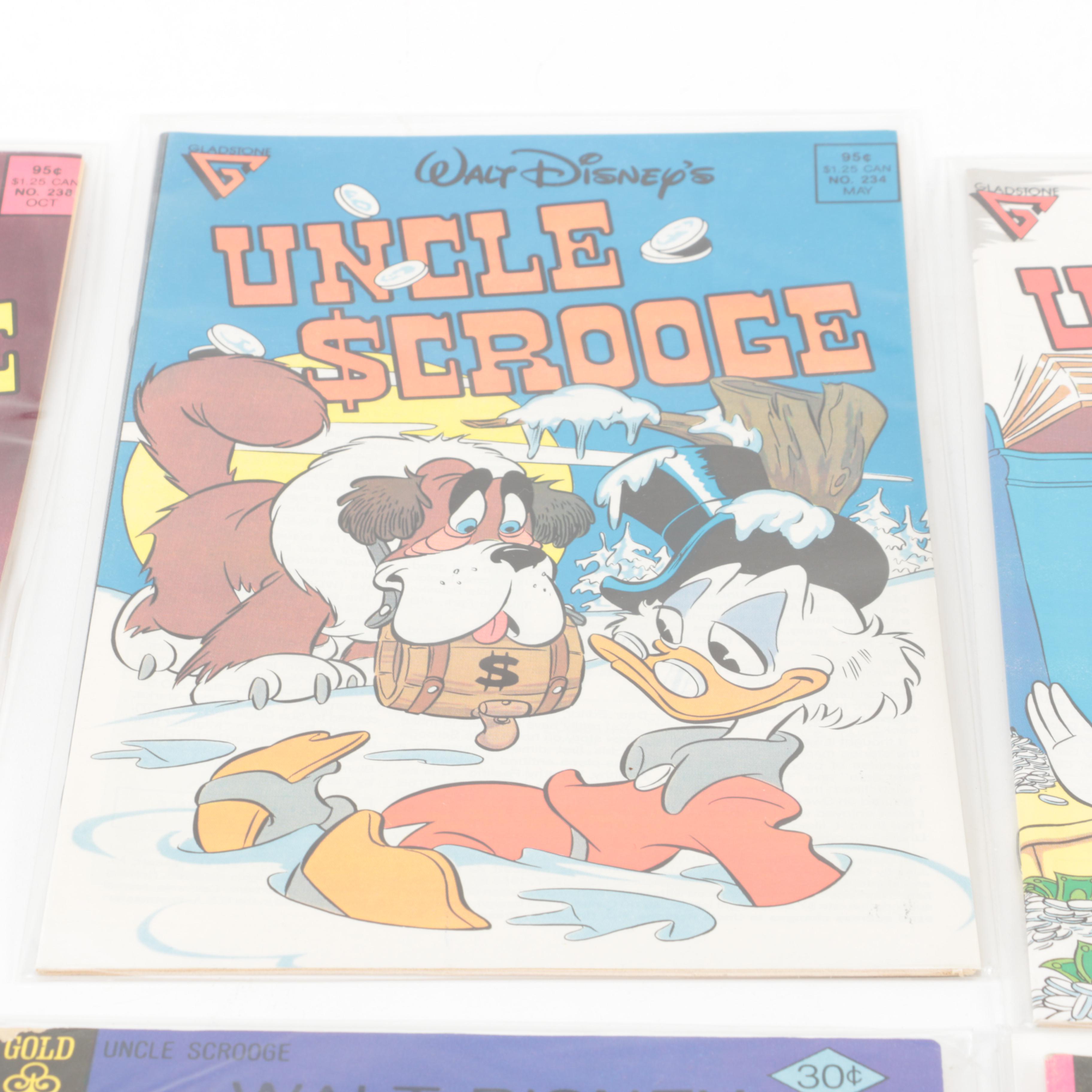 "Uncle Scrooge" Comics Including Don Rosa "Return to Xanadu" and "The Vigilante of Pizen Bluff"