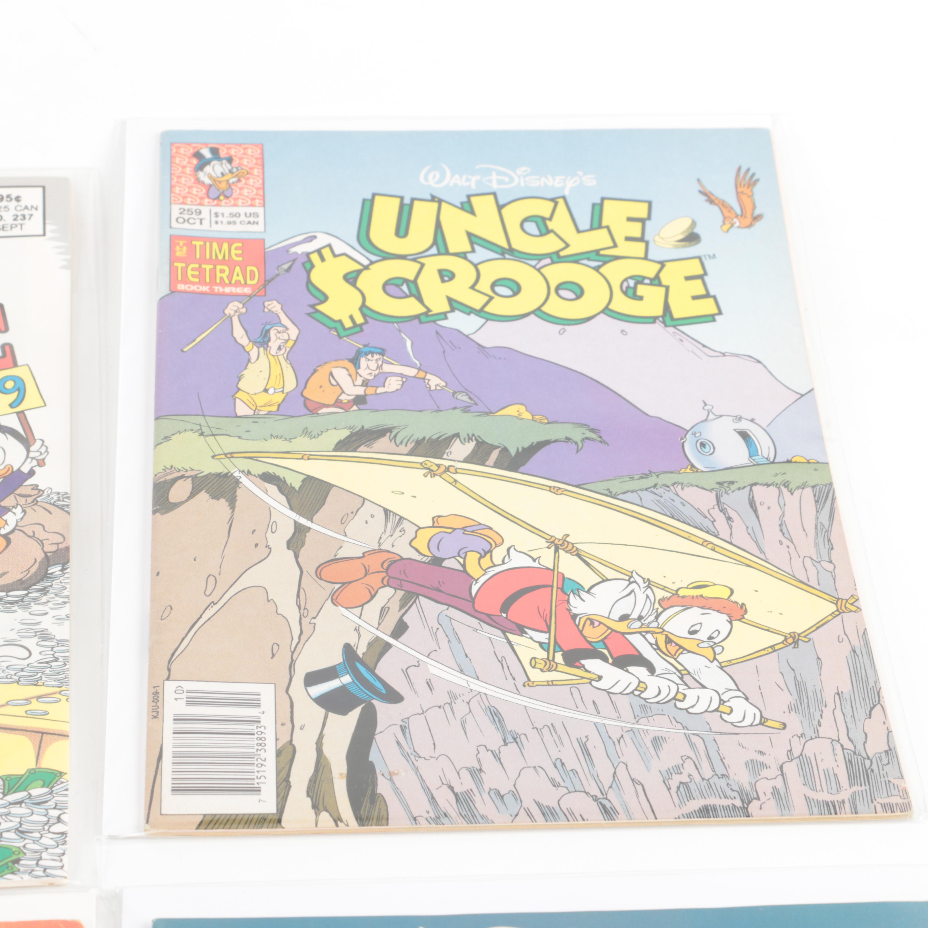 "Uncle Scrooge" Comics Including Don Rosa "Return to Xanadu" and "The Vigilante of Pizen Bluff"