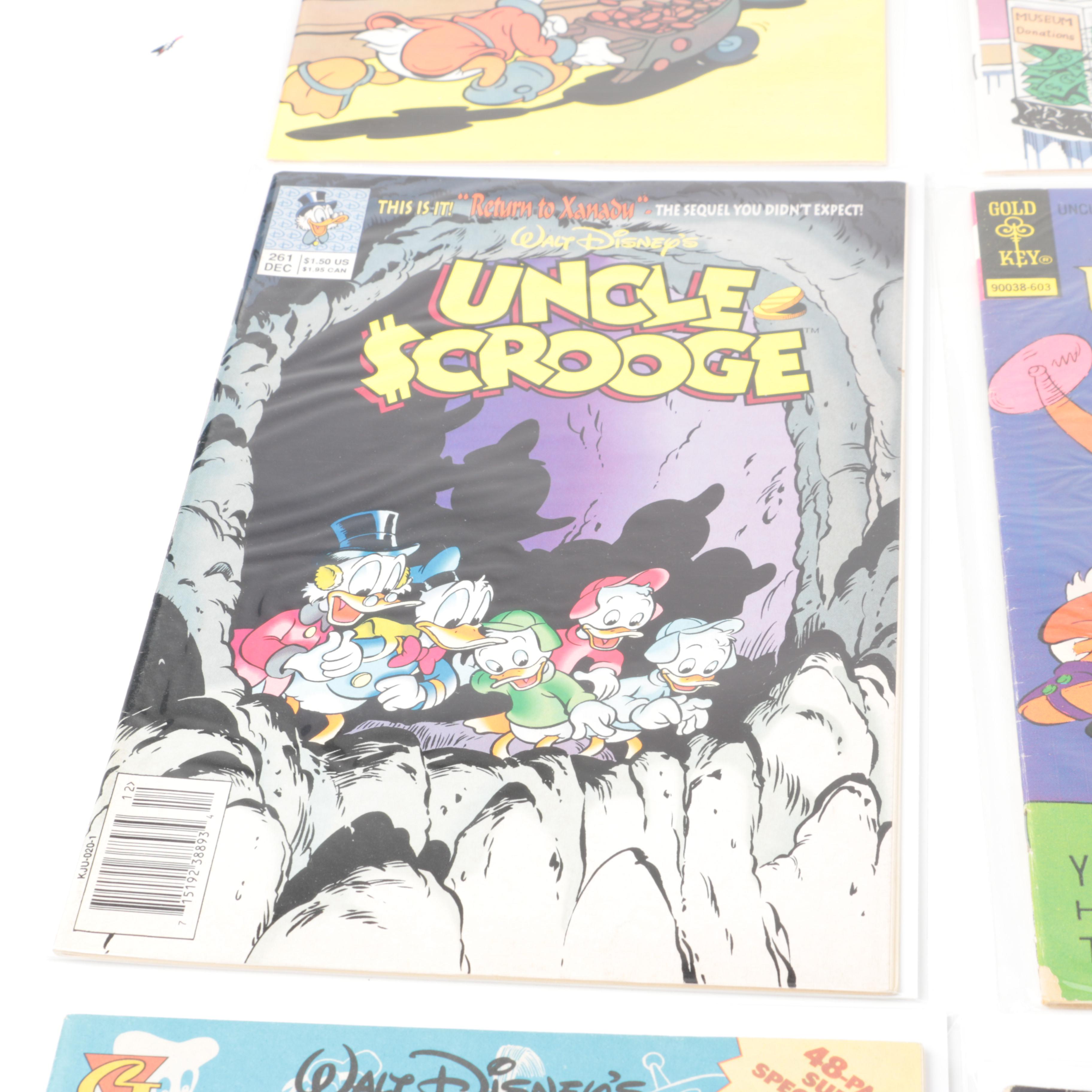 "Uncle Scrooge" Comics Including Don Rosa "Return to Xanadu" and "The Vigilante of Pizen Bluff"