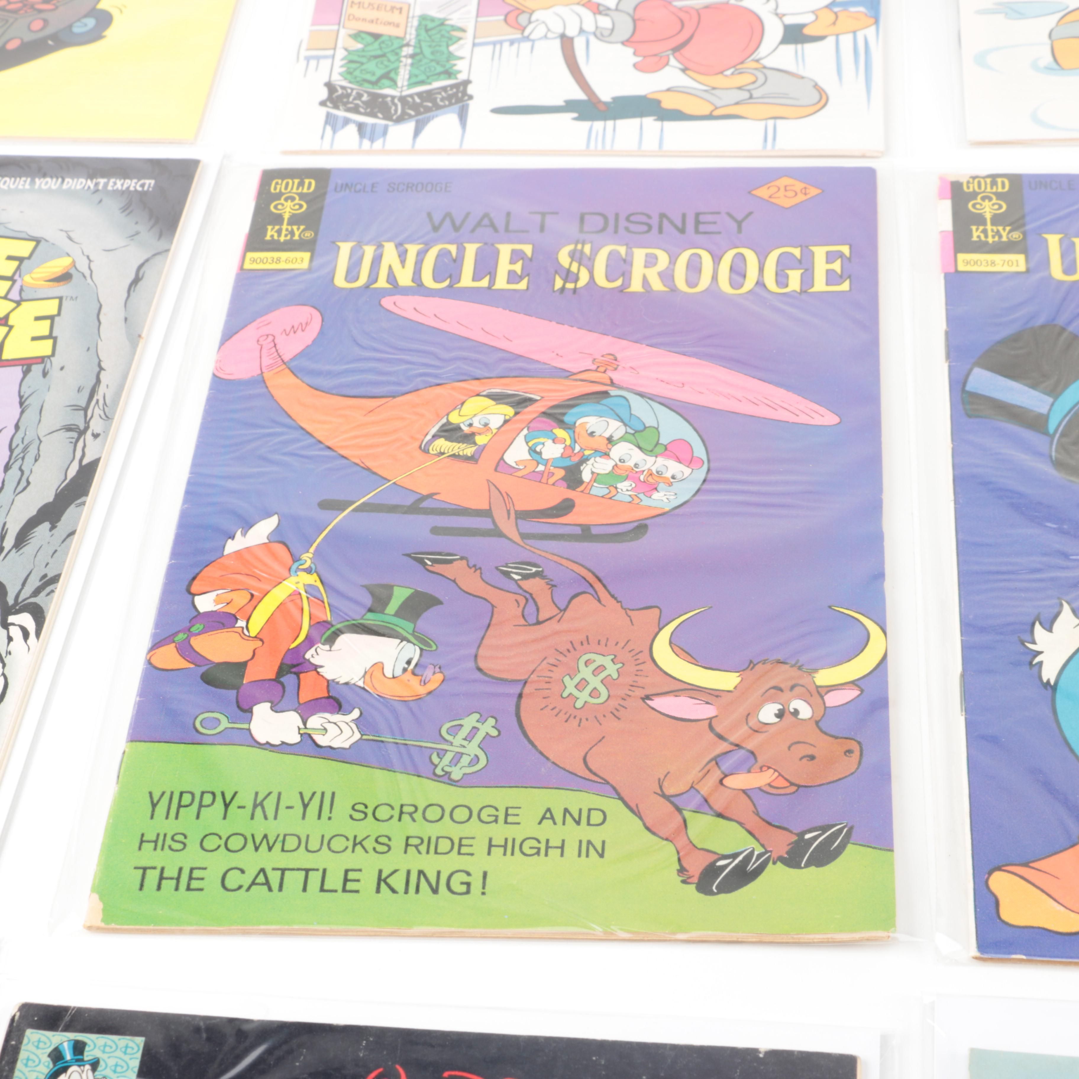 "Uncle Scrooge" Comics Including Don Rosa "Return to Xanadu" and "The Vigilante of Pizen Bluff"