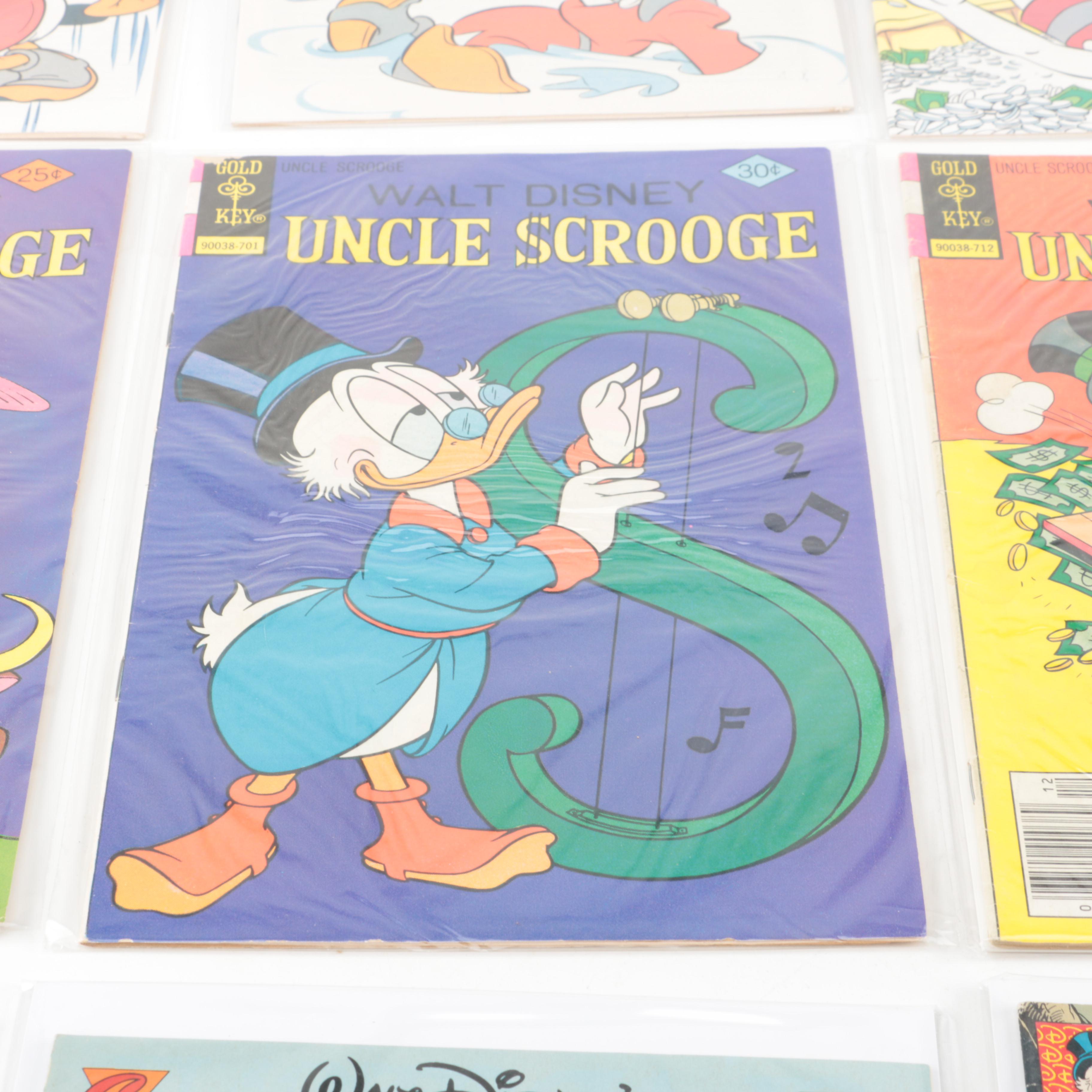 "Uncle Scrooge" Comics Including Don Rosa "Return to Xanadu" and "The Vigilante of Pizen Bluff"