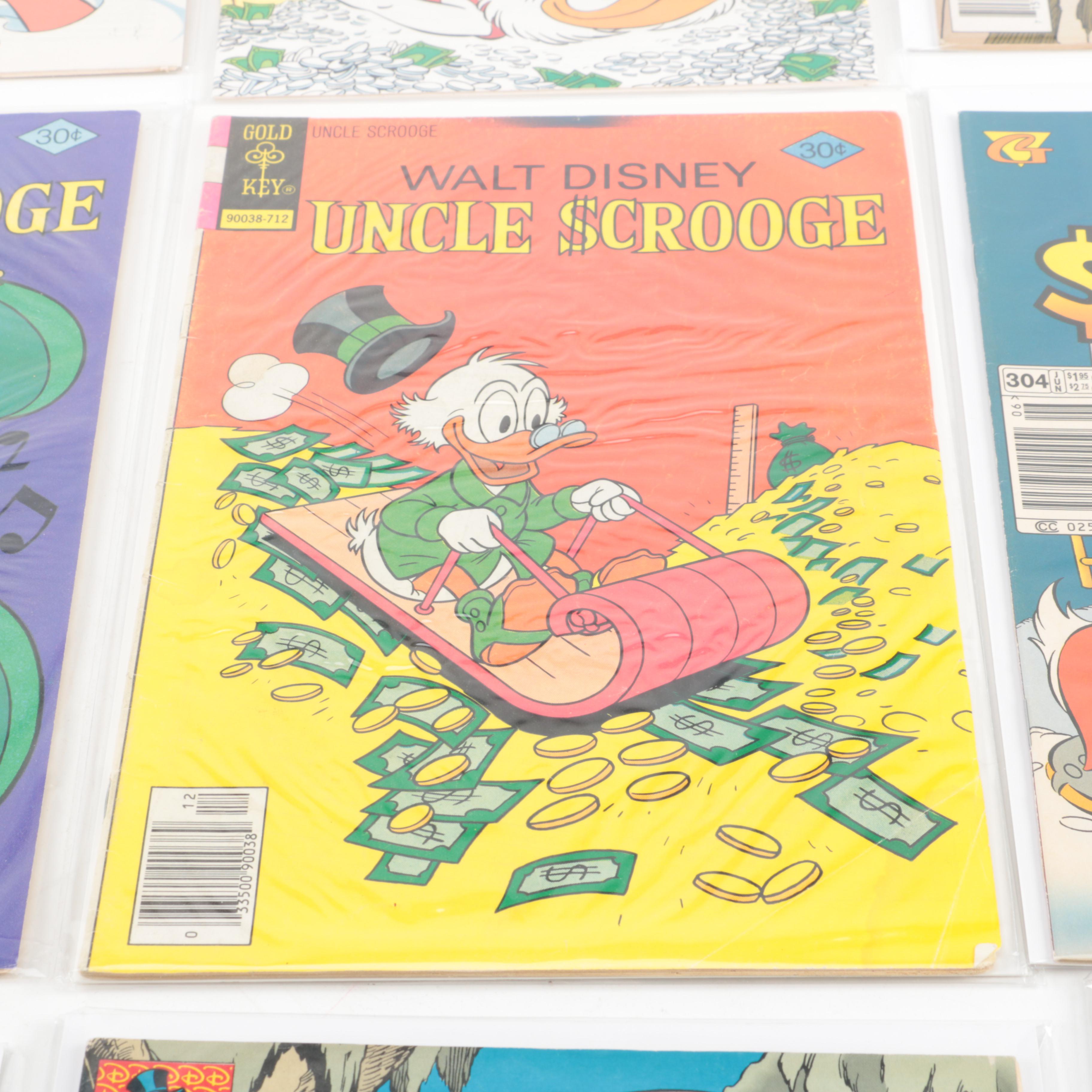 "Uncle Scrooge" Comics Including Don Rosa "Return to Xanadu" and "The Vigilante of Pizen Bluff"