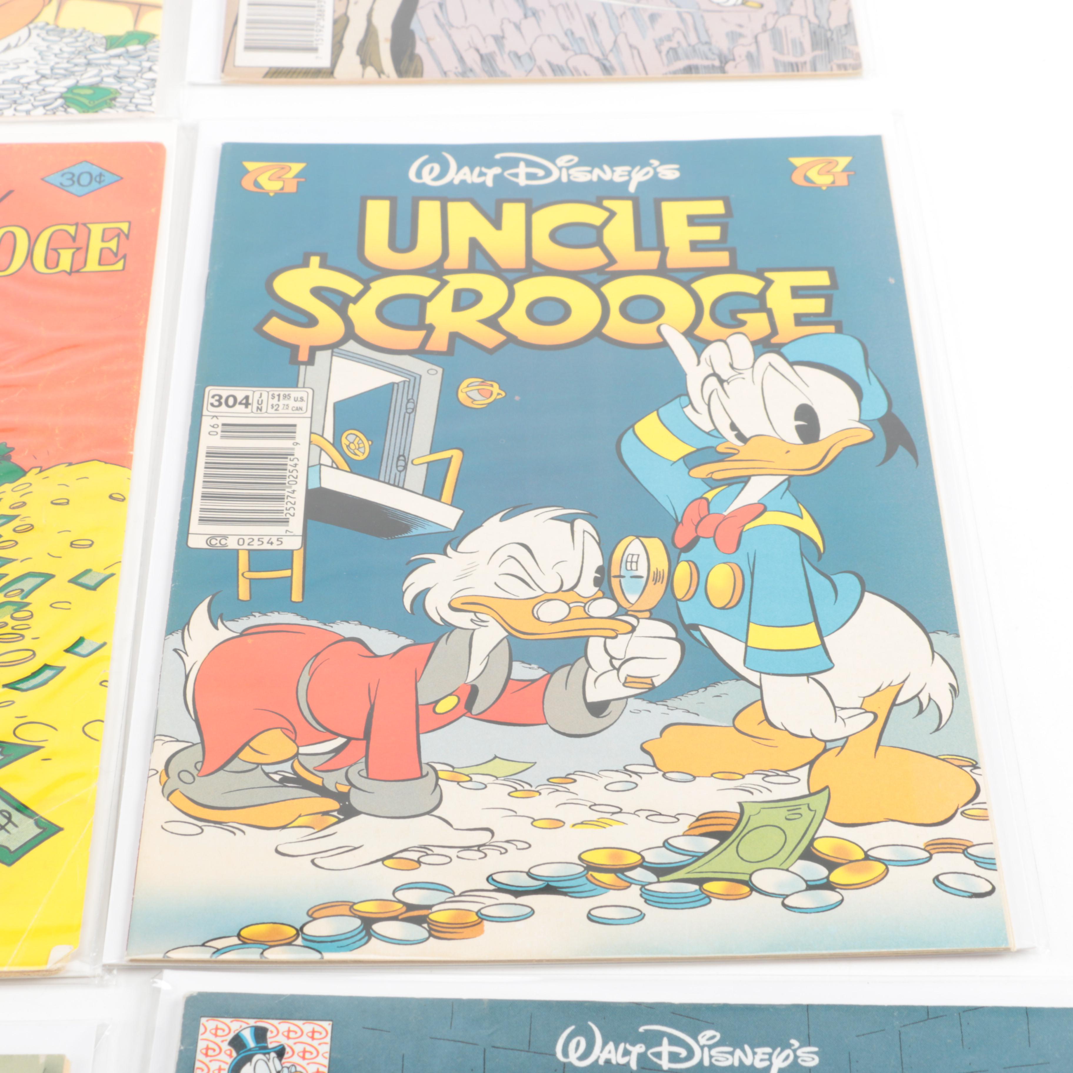 "Uncle Scrooge" Comics Including Don Rosa "Return to Xanadu" and "The Vigilante of Pizen Bluff"