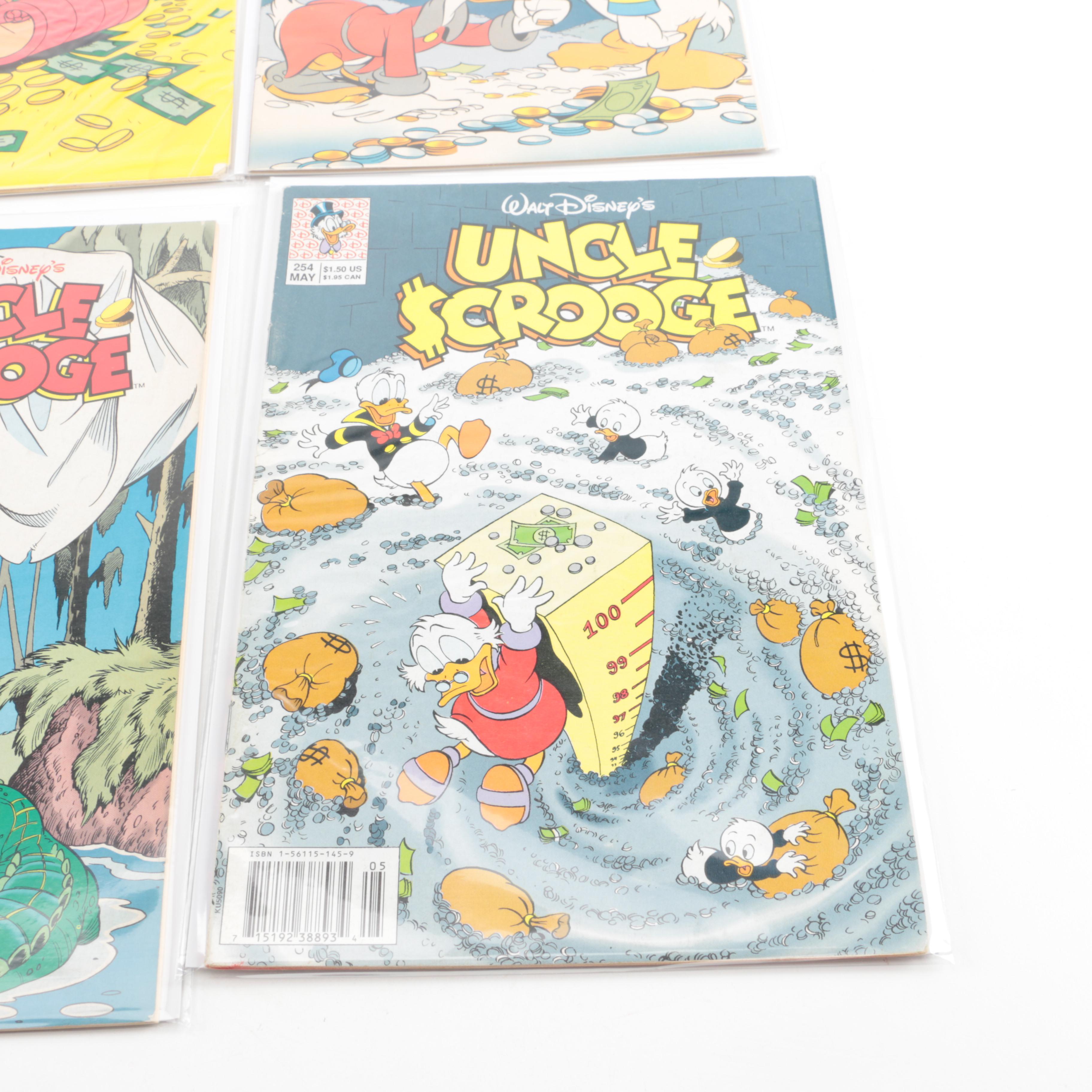 "Uncle Scrooge" Comics Including Don Rosa "Return to Xanadu" and "The Vigilante of Pizen Bluff"