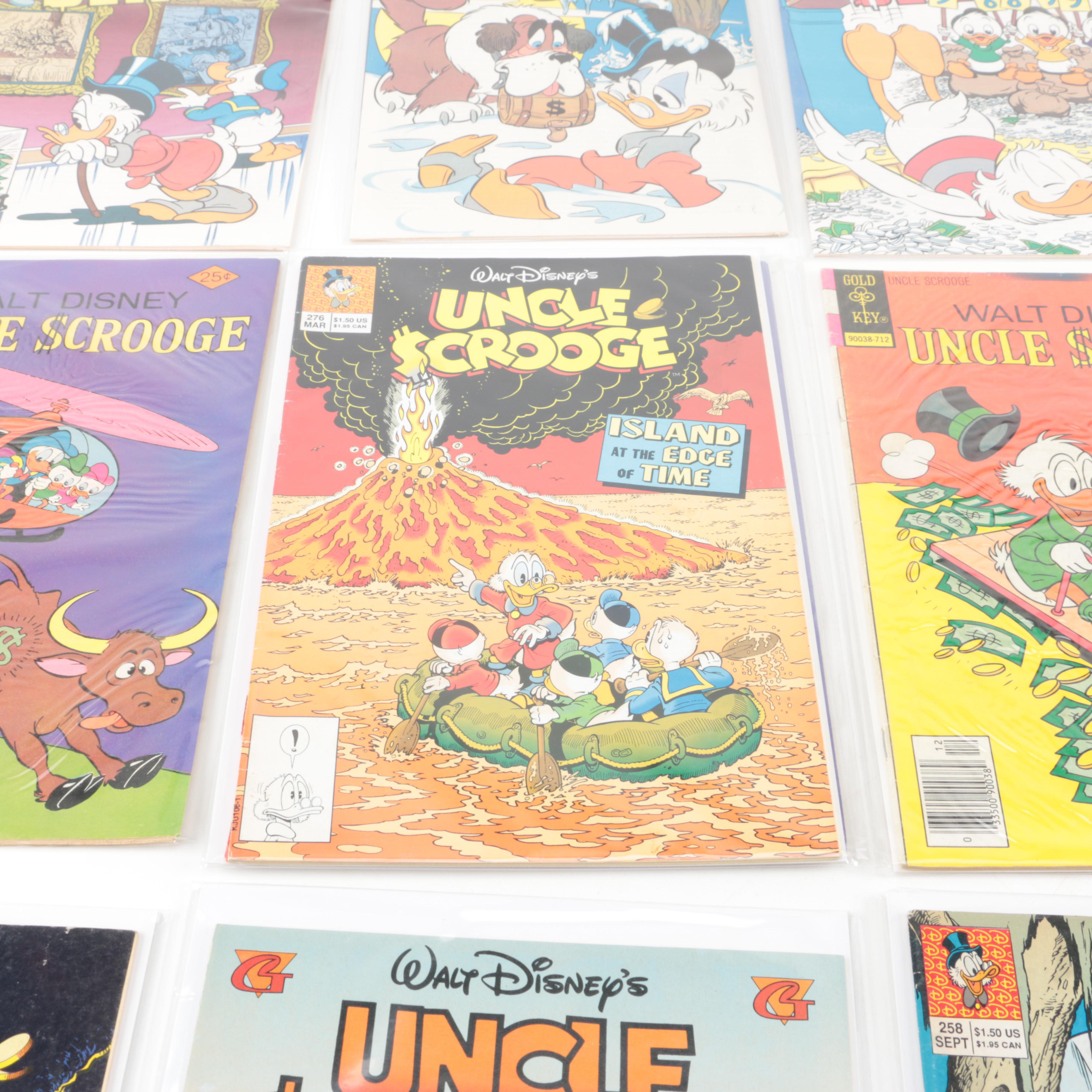 "Uncle Scrooge" Comics Including Don Rosa "Return to Xanadu" and "The Vigilante of Pizen Bluff"