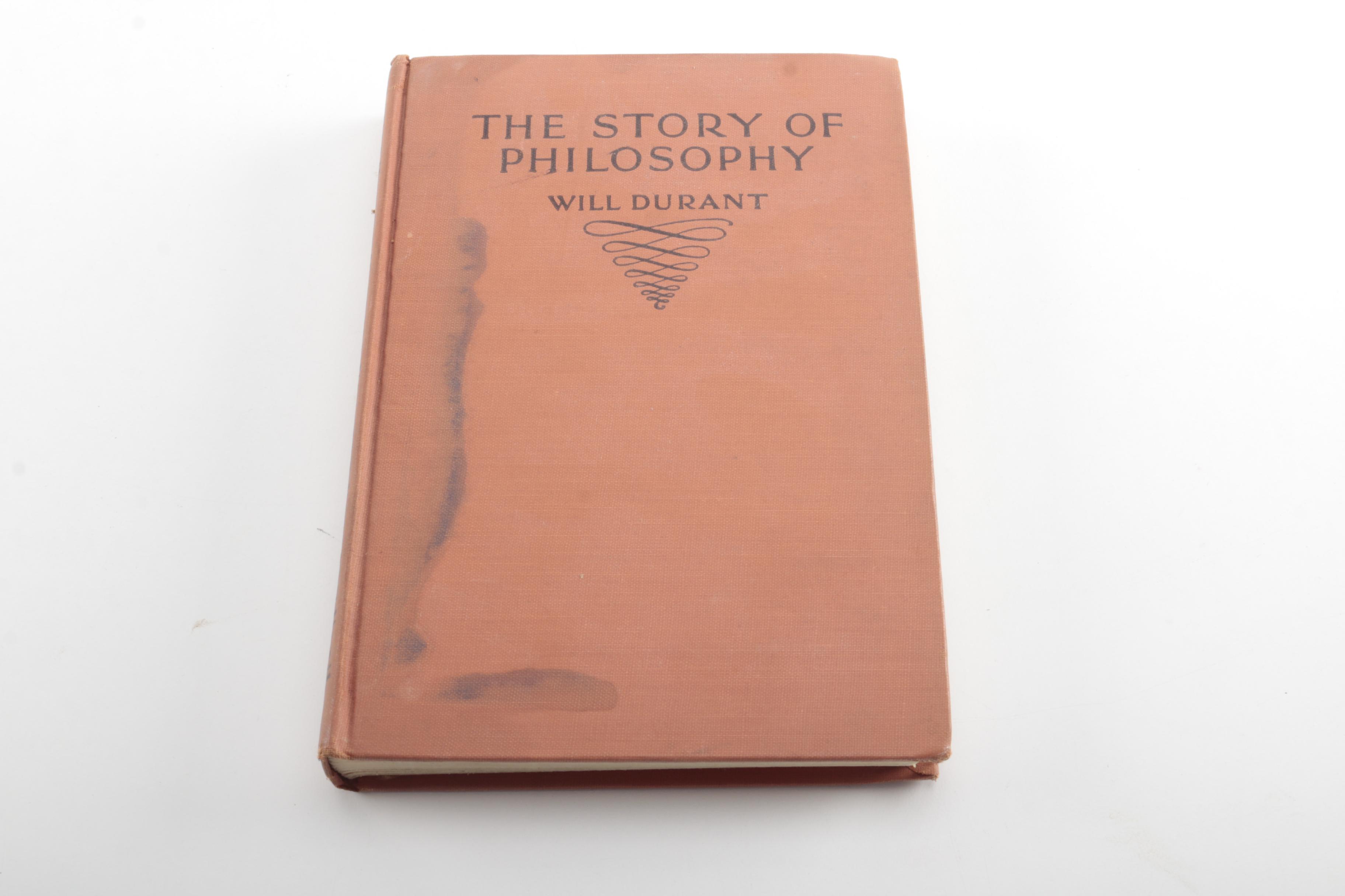 1943 "The Story of Philosophy" by Will Durant