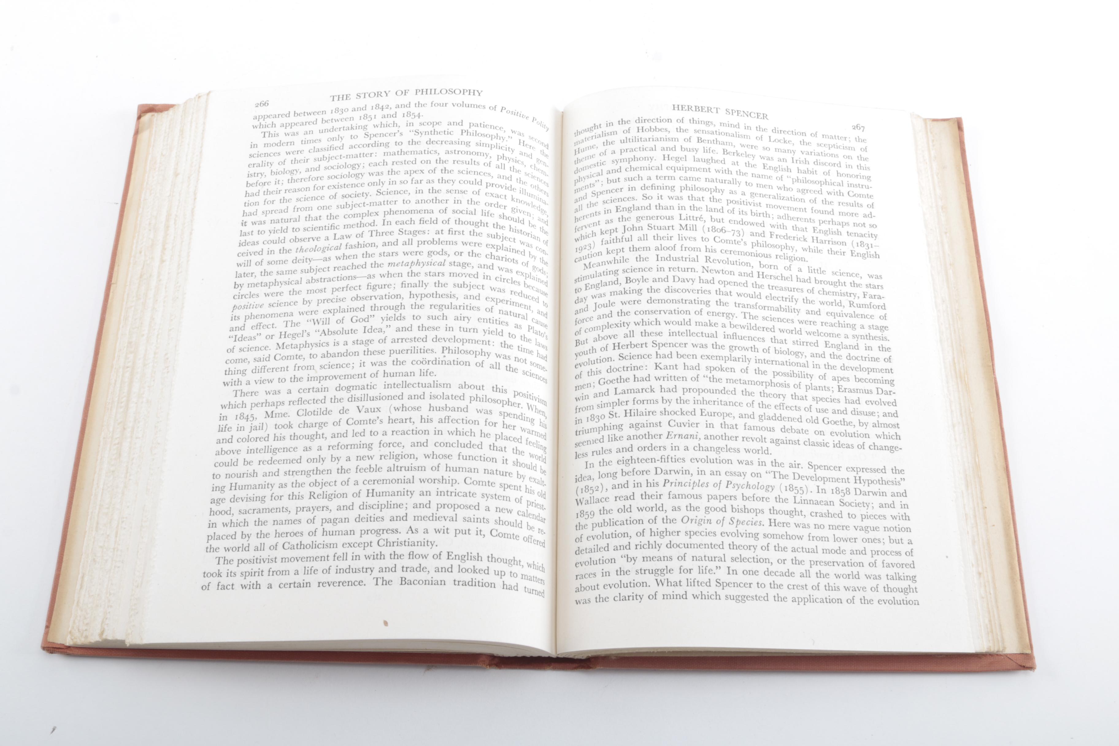 1943 "The Story of Philosophy" by Will Durant