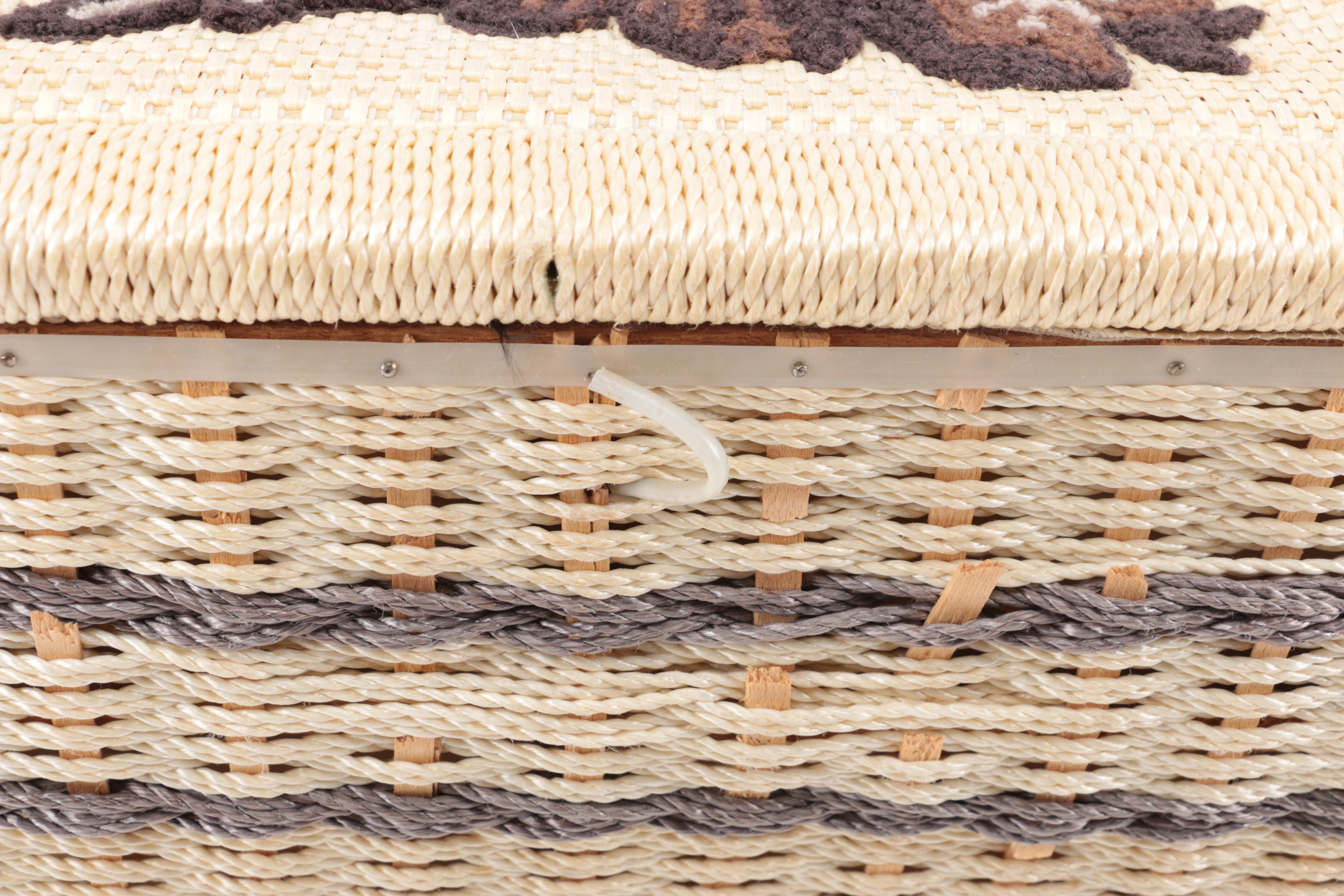 Vintage Woven Sewing Box