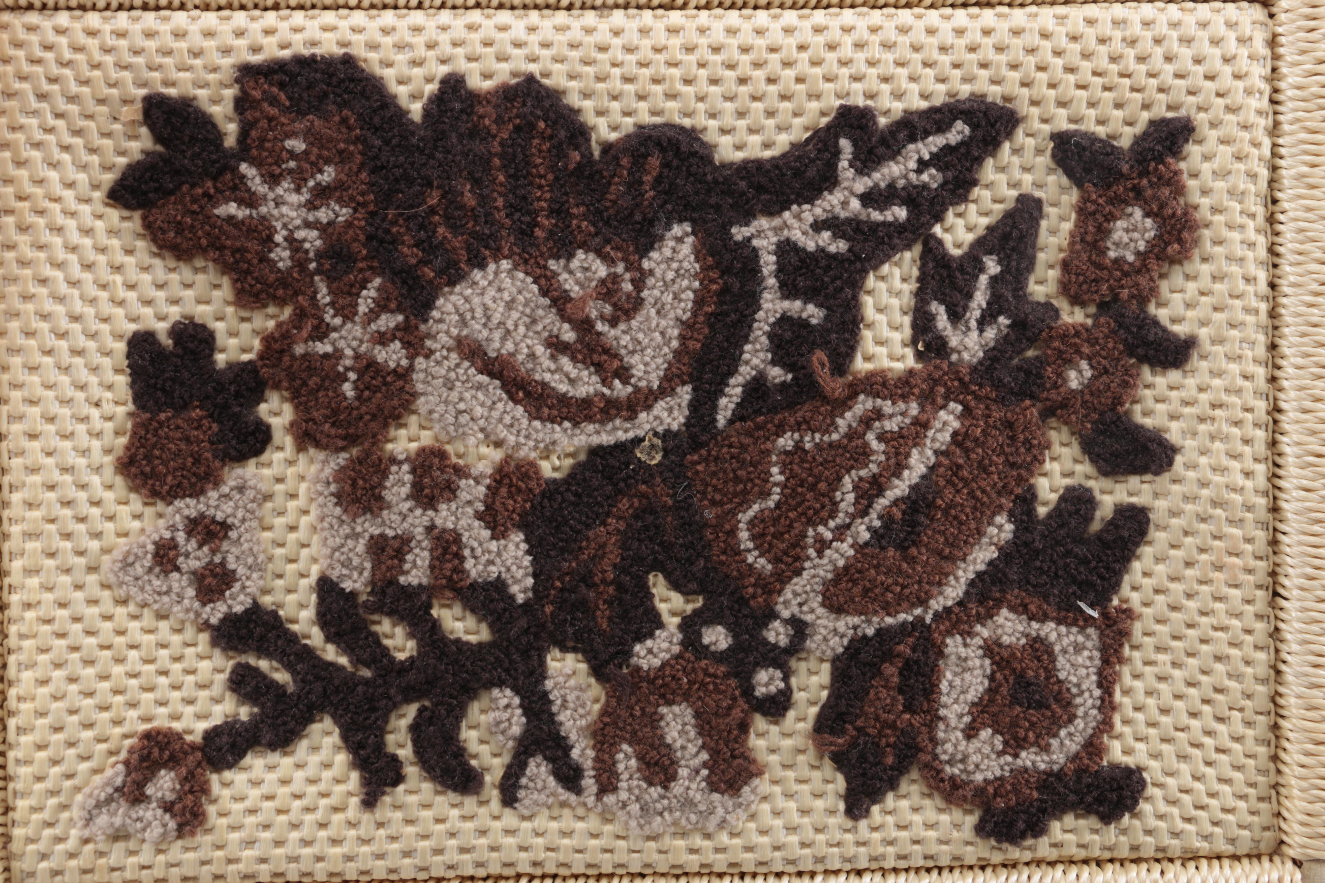 Vintage Woven Sewing Box