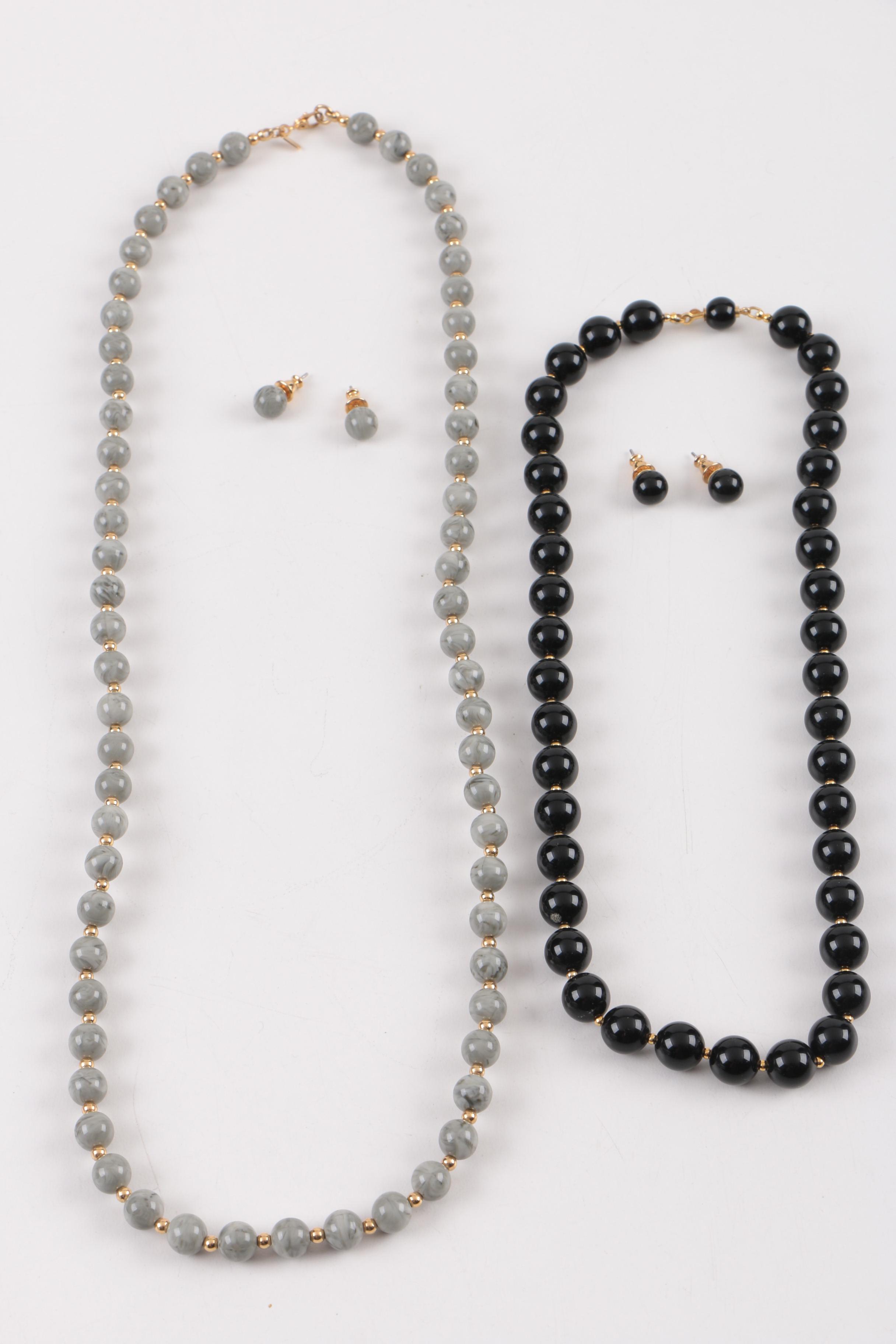 Assorted Costume Jewelry Including Beaded Necklaces