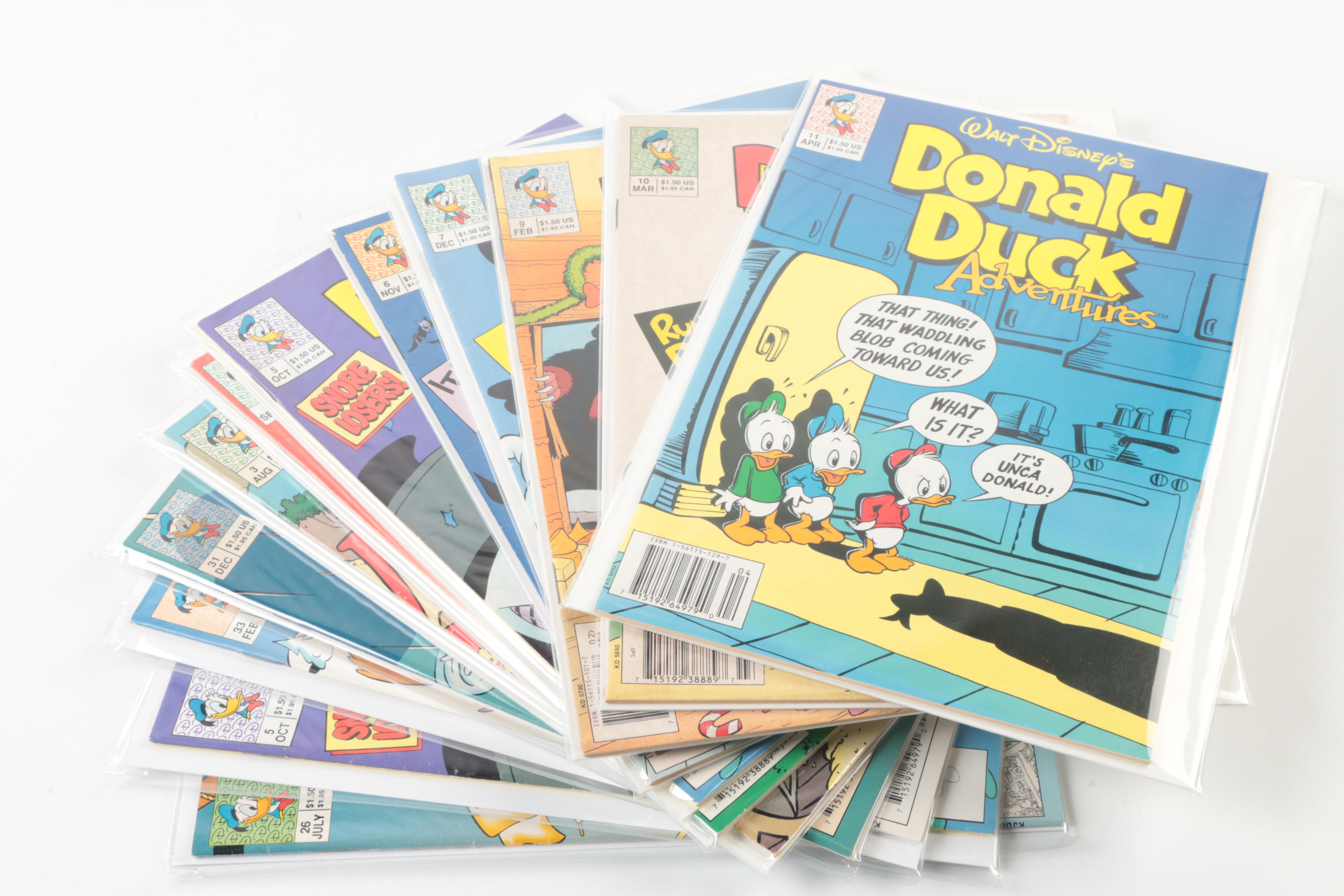 1990s "Walt Disney's Donald Duck Adventures" Comics