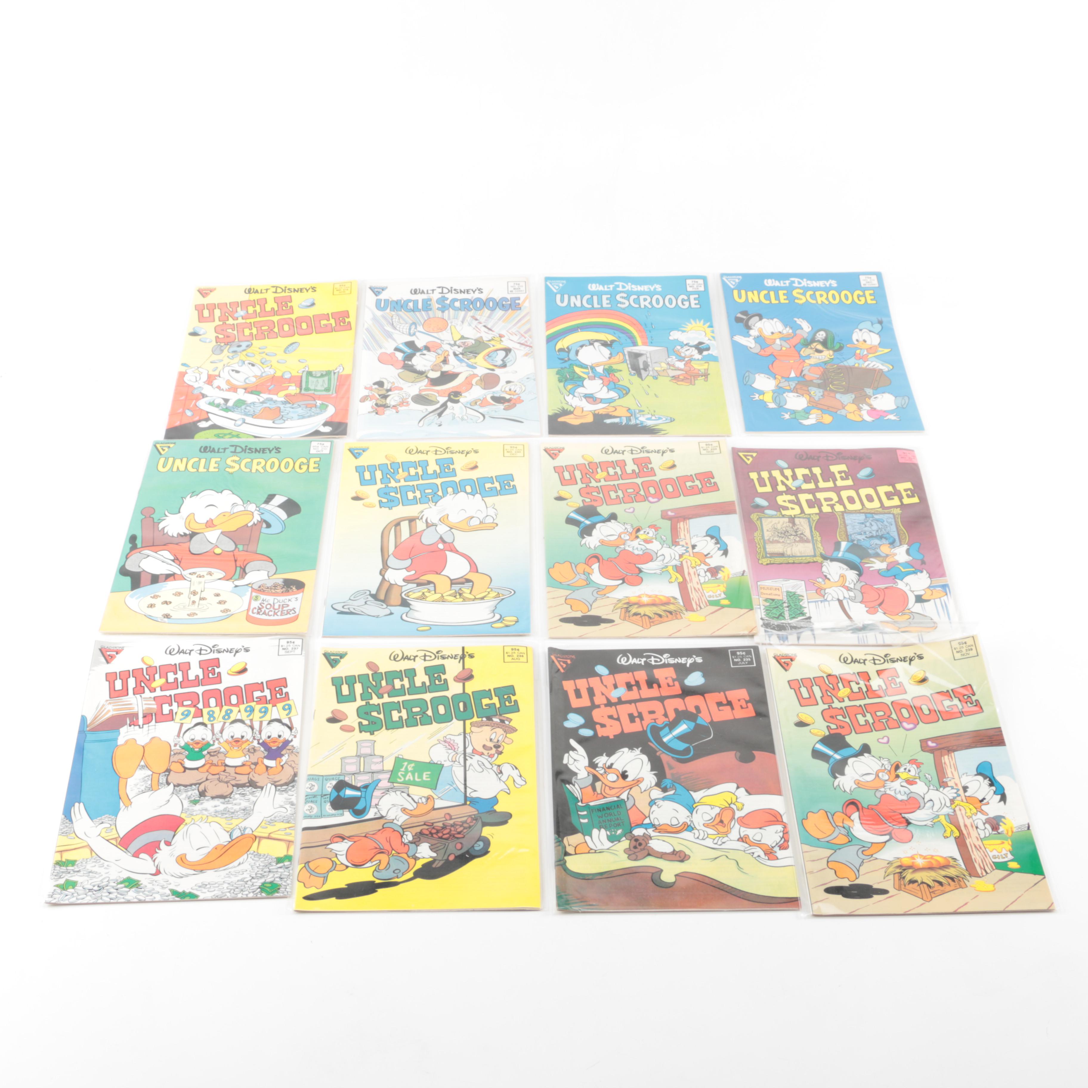 1980s "Uncle Scrooge" Comics Including Carl Barks Reprints