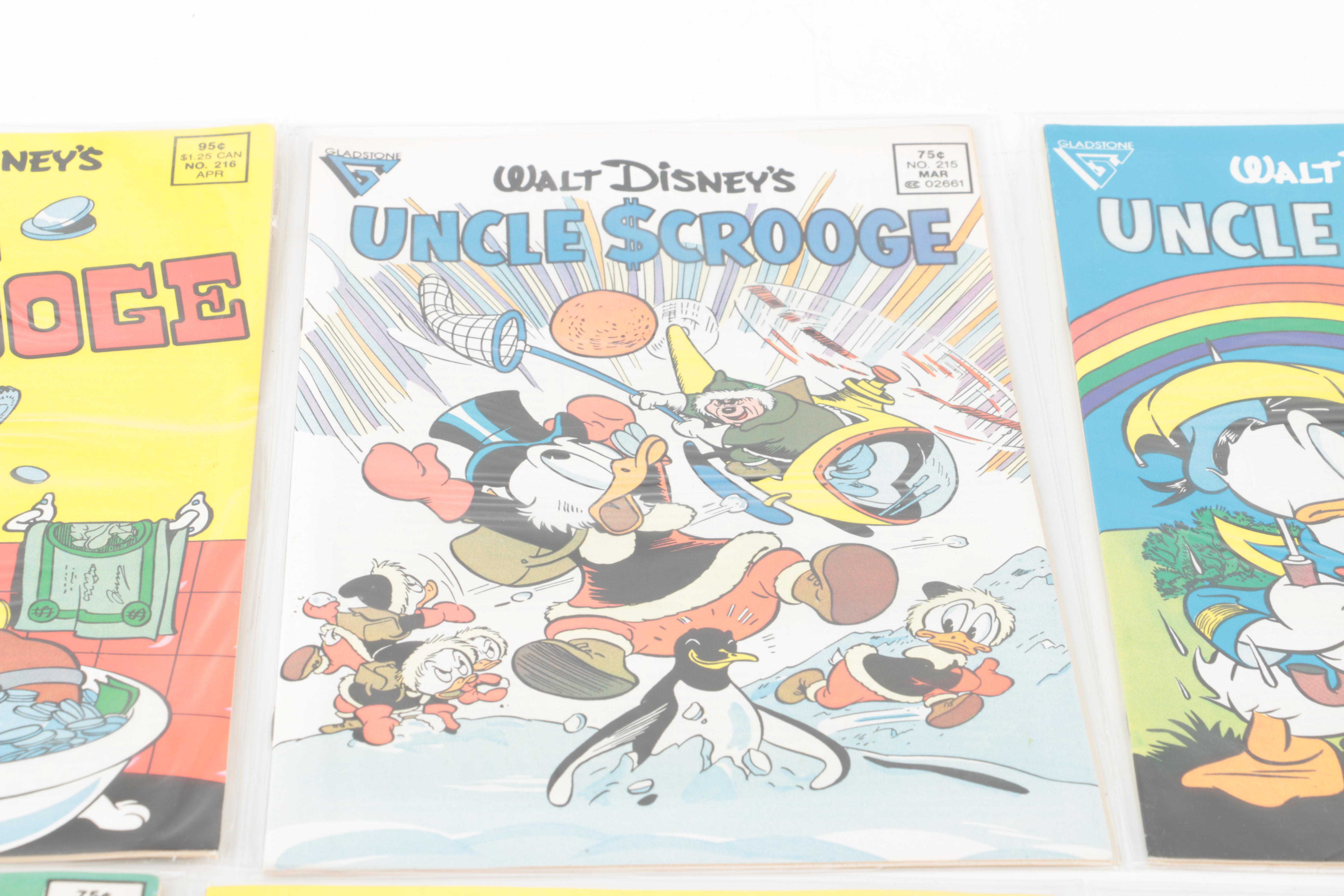 1980s "Uncle Scrooge" Comics Including Carl Barks Reprints