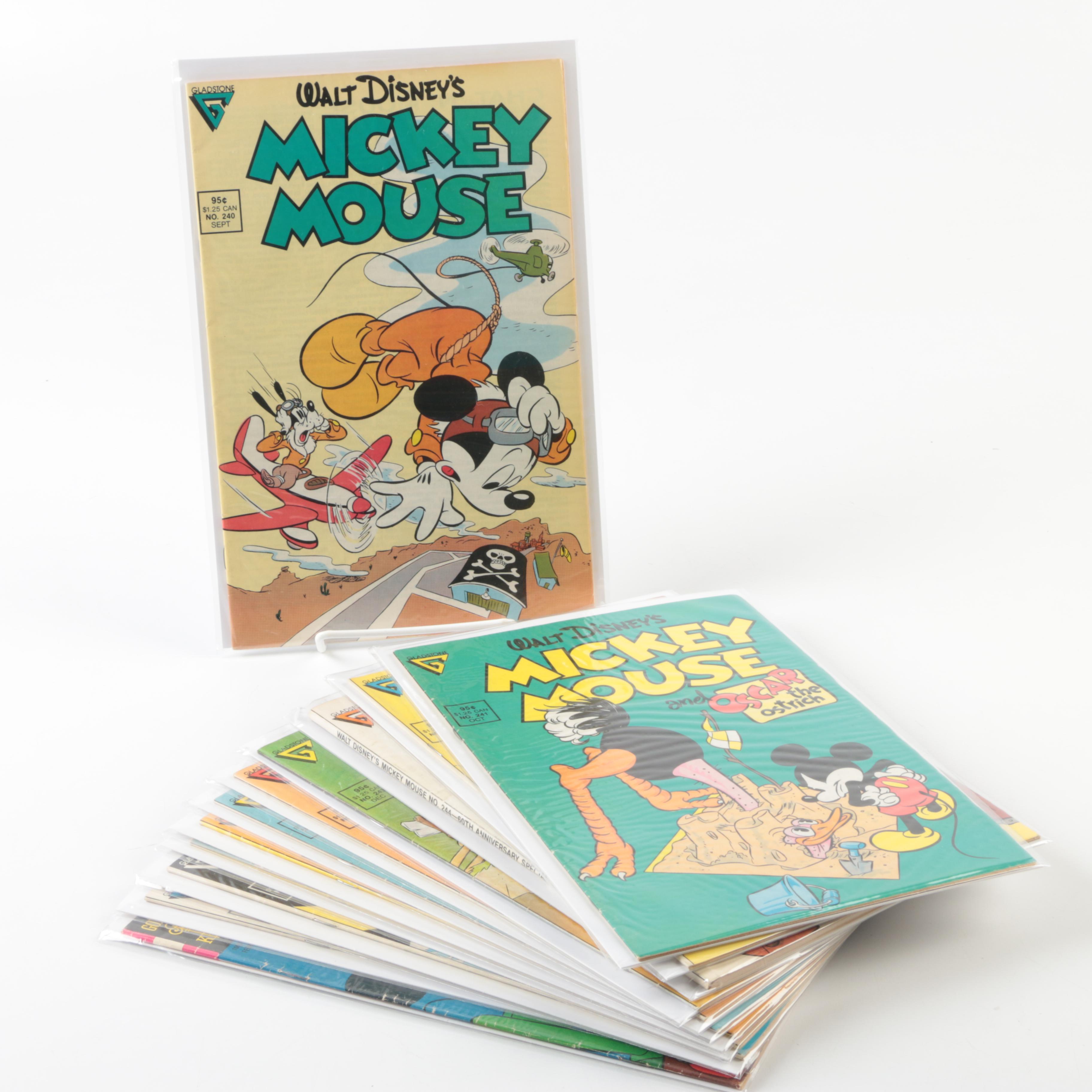 1980s "Mickey Mouse" Comic Books Including 60th Anniversary Special