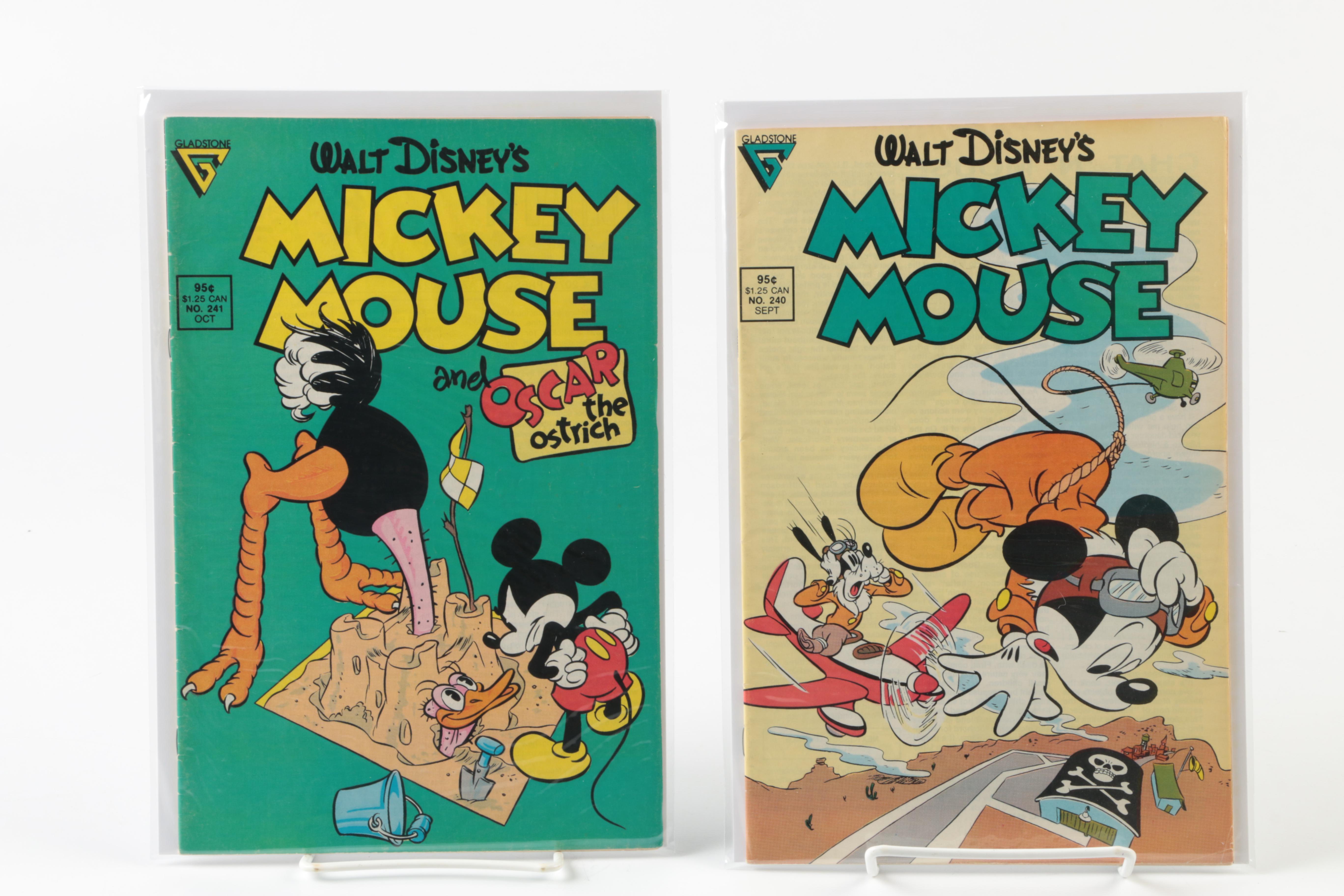 1980s "Mickey Mouse" Comic Books Including 60th Anniversary Special